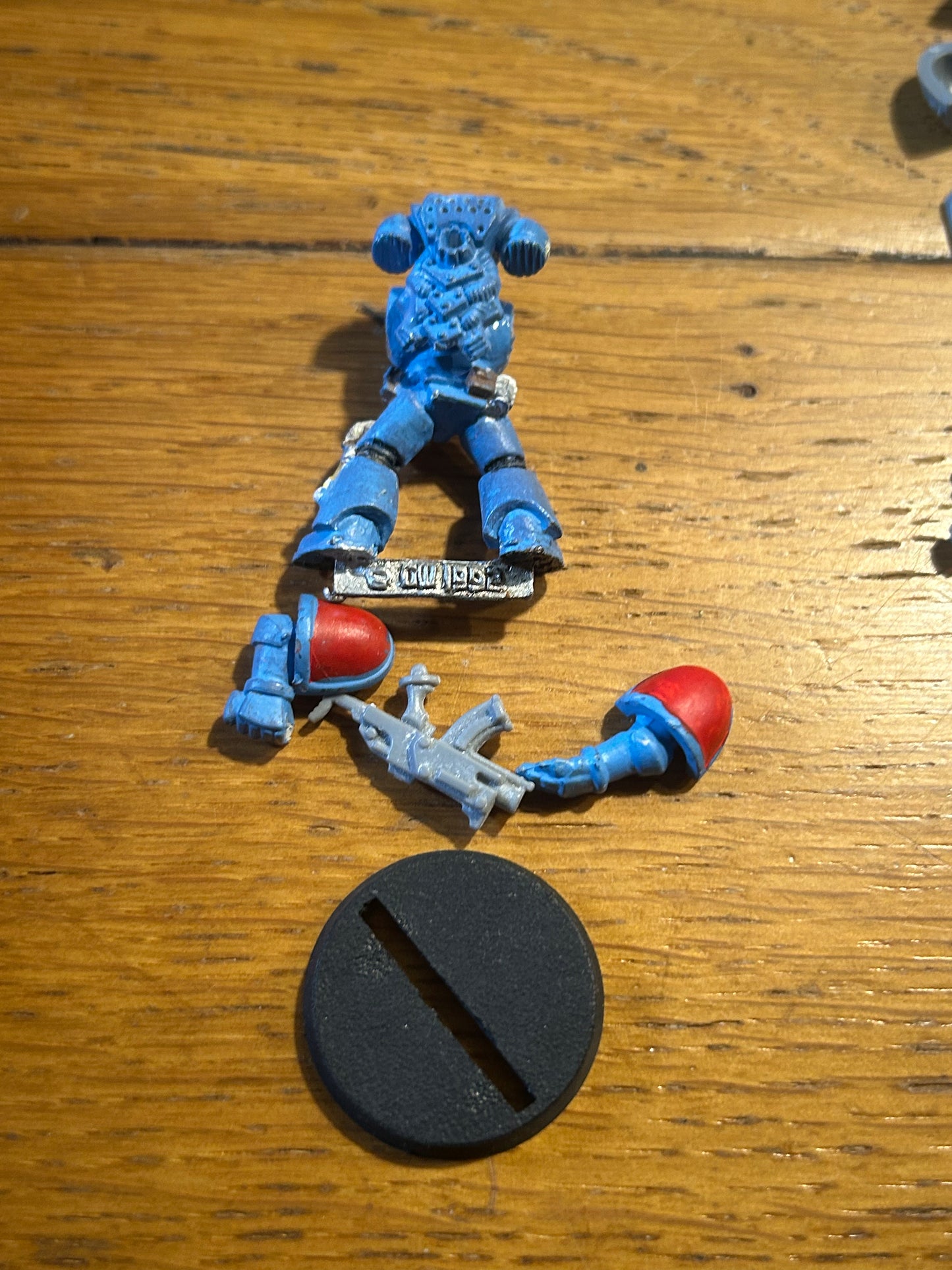 Space Wolf Marine Grey Hunter Citadel Games Workshop 1990s Metal