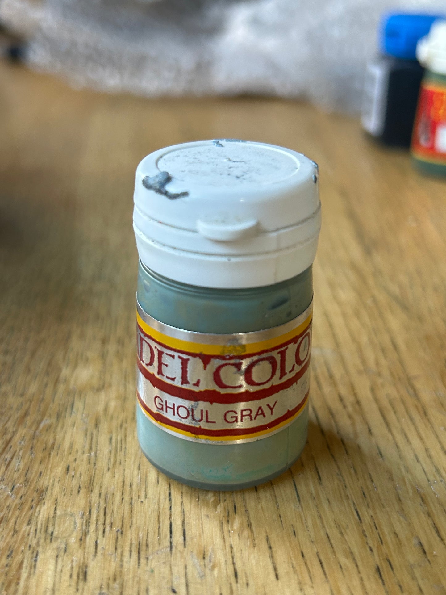 Citadel colour ghoul gray paint sealed