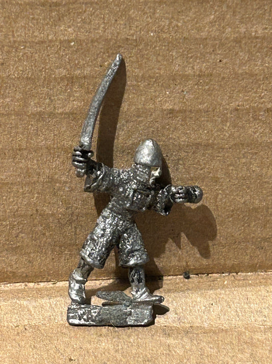 GUY - F4 NORMAN - 1986 METAL - CITADEL WARHAMMER fantasy bretonnian
