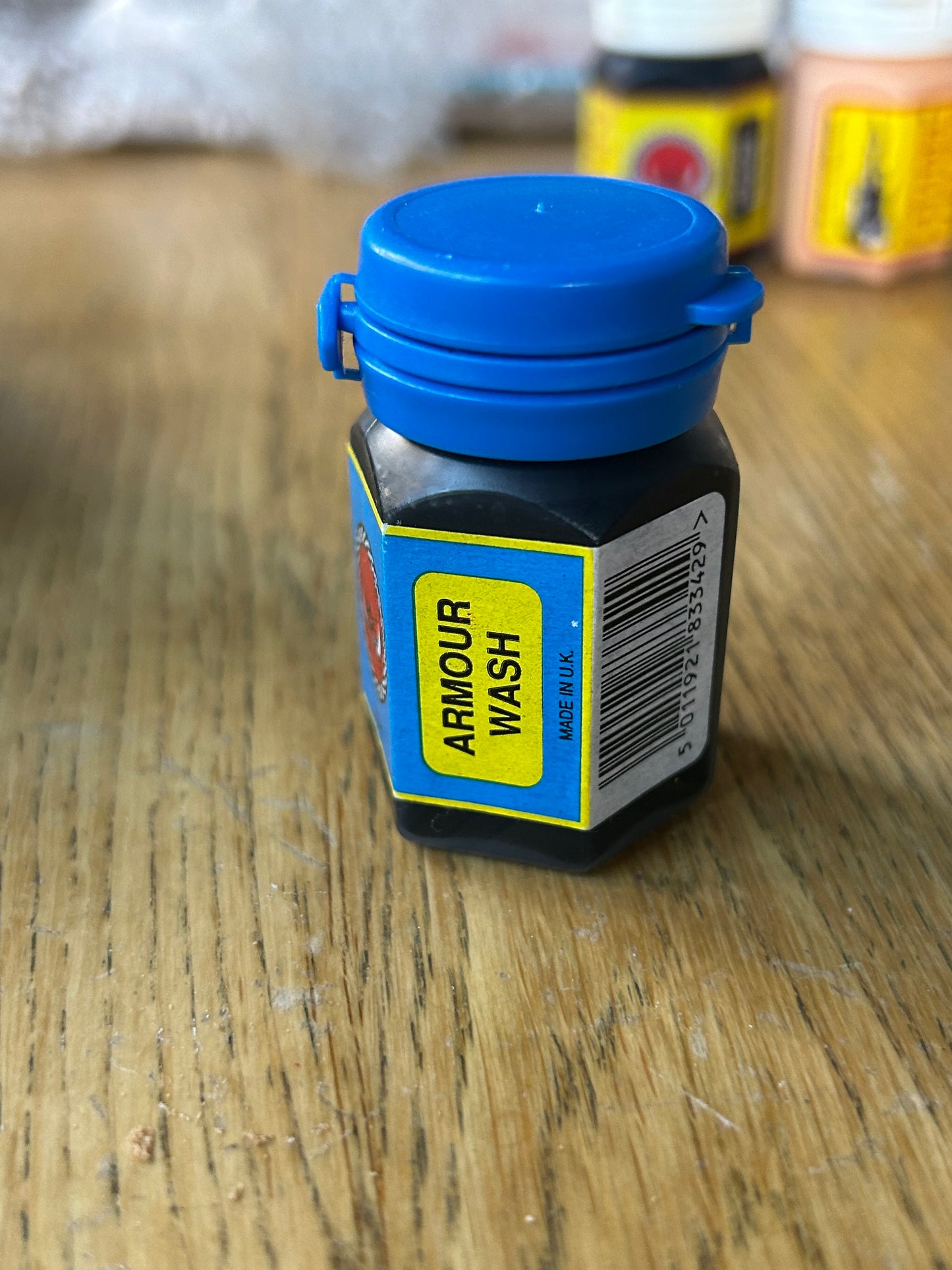 Citadel colour armour wash paint sealed