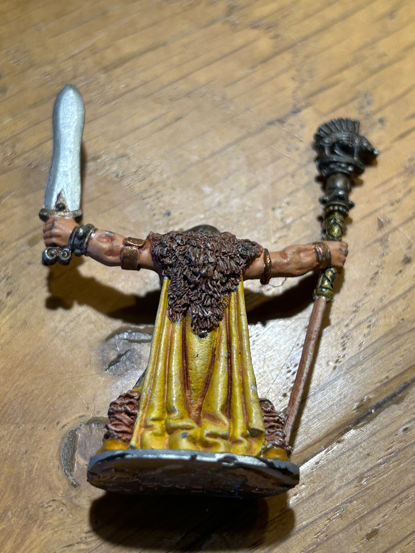 Historical Celt shaman/druid or chieftain miniature (unsure of the company)