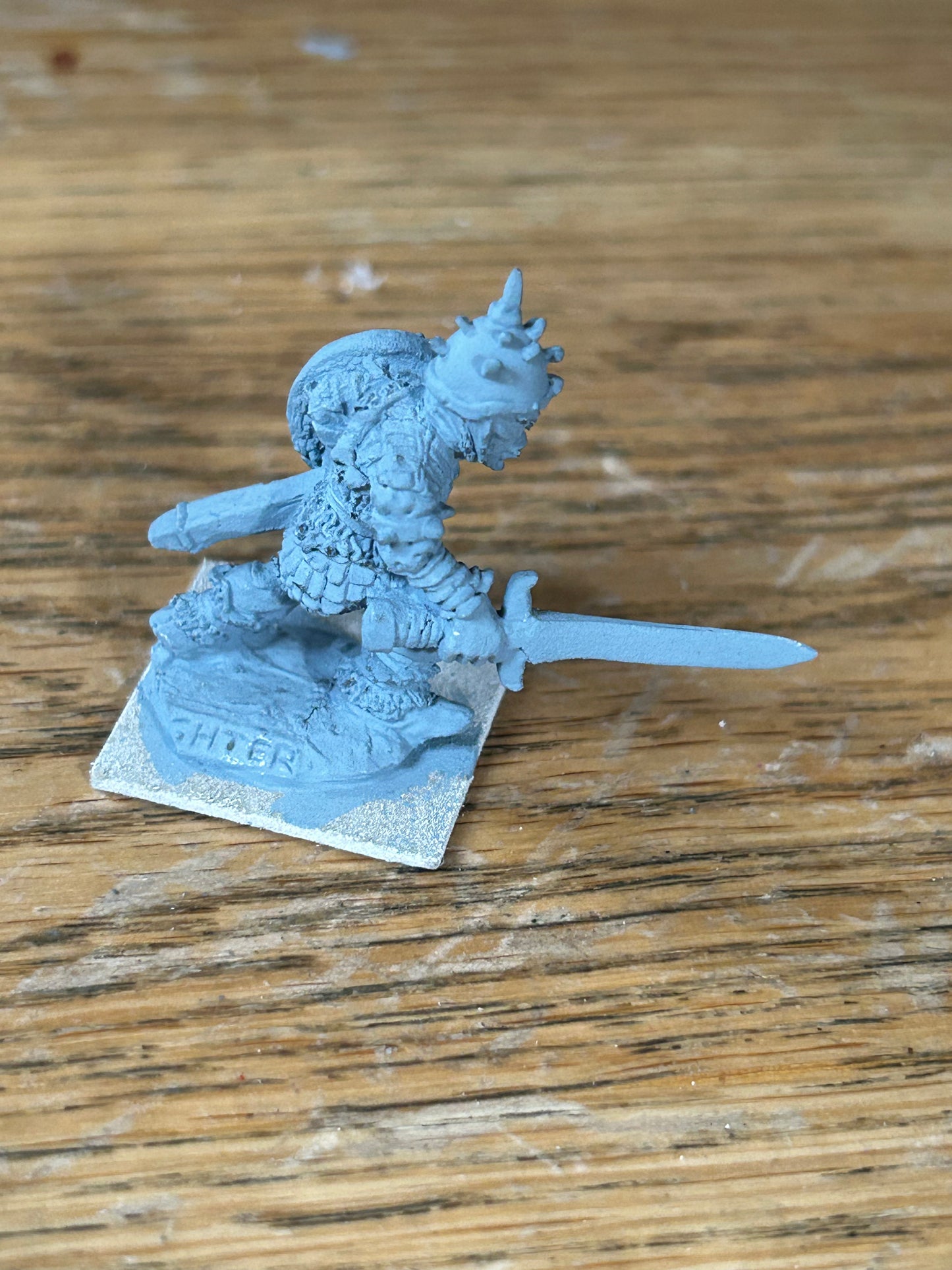 Citadel Warhammer 80s pre-slotta C10 Half Orc fighter