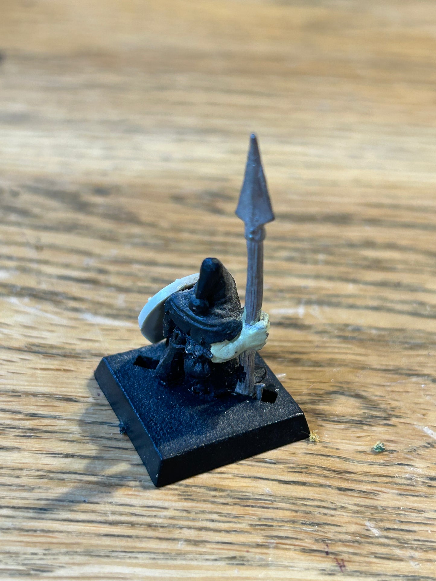 Warhammer Classic Night Goblin With Spear Kev Adams Gobbos Gitz Metal 1991 OOP
