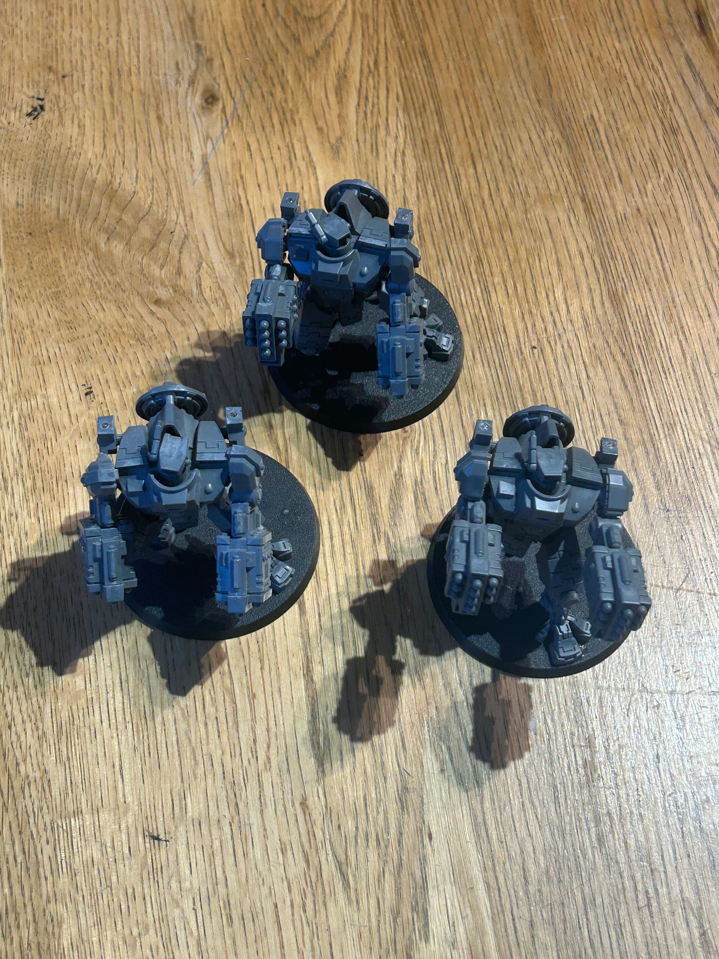 Warhammer 40k Tau Broadside battlesuits x3 (all have the same loadout and no extra weapons)