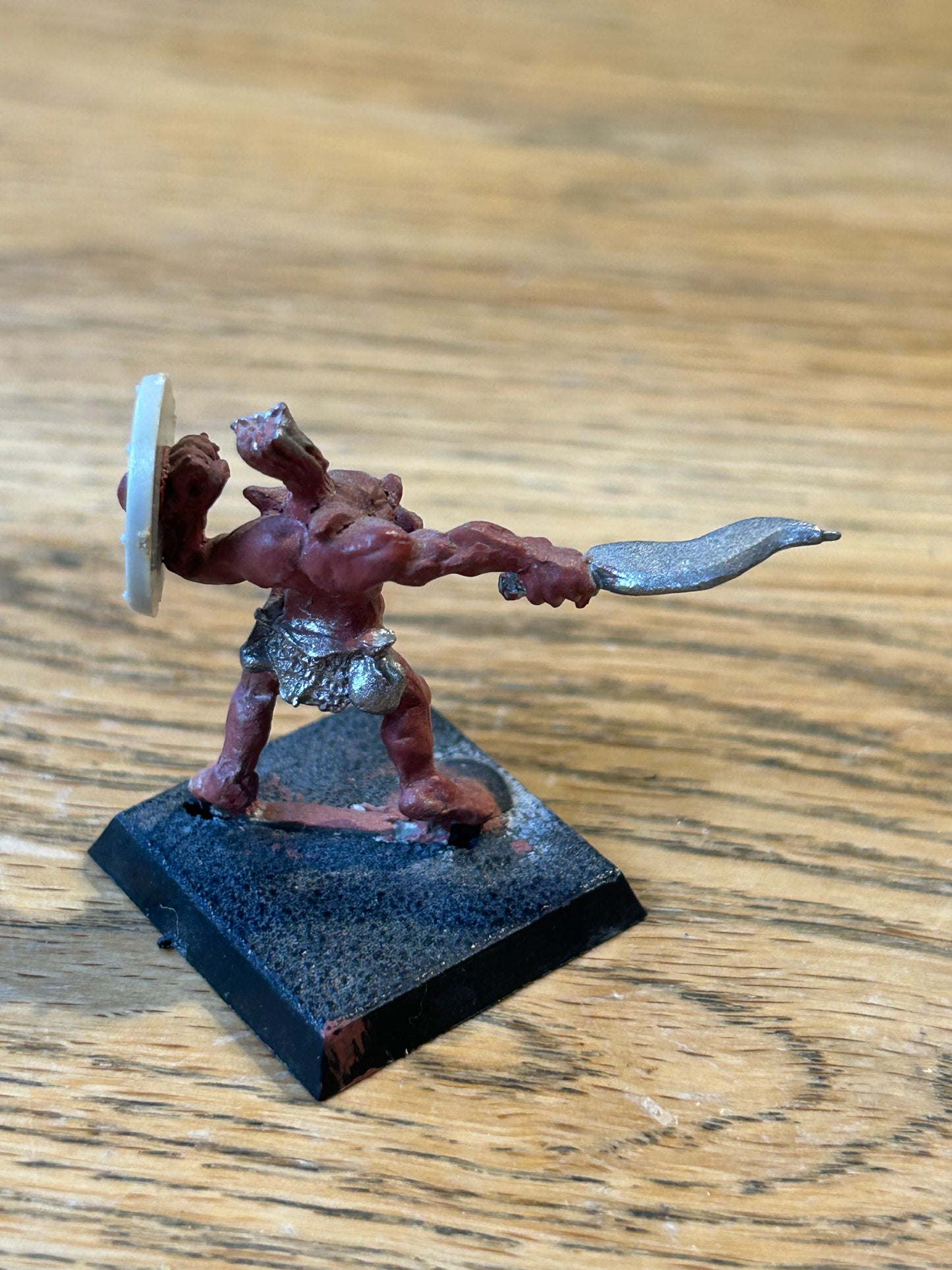 Warhammer fantasy savage orc sword and shield