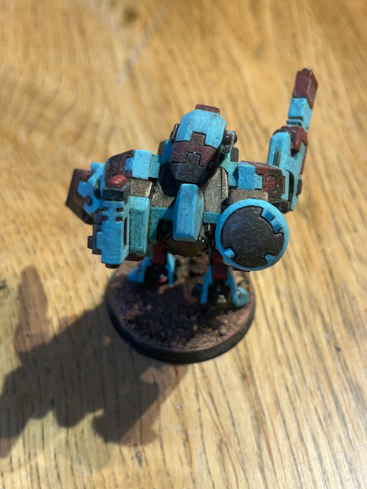 Tau Empire - XV89 Crisis Battlesuit - Partially Painted