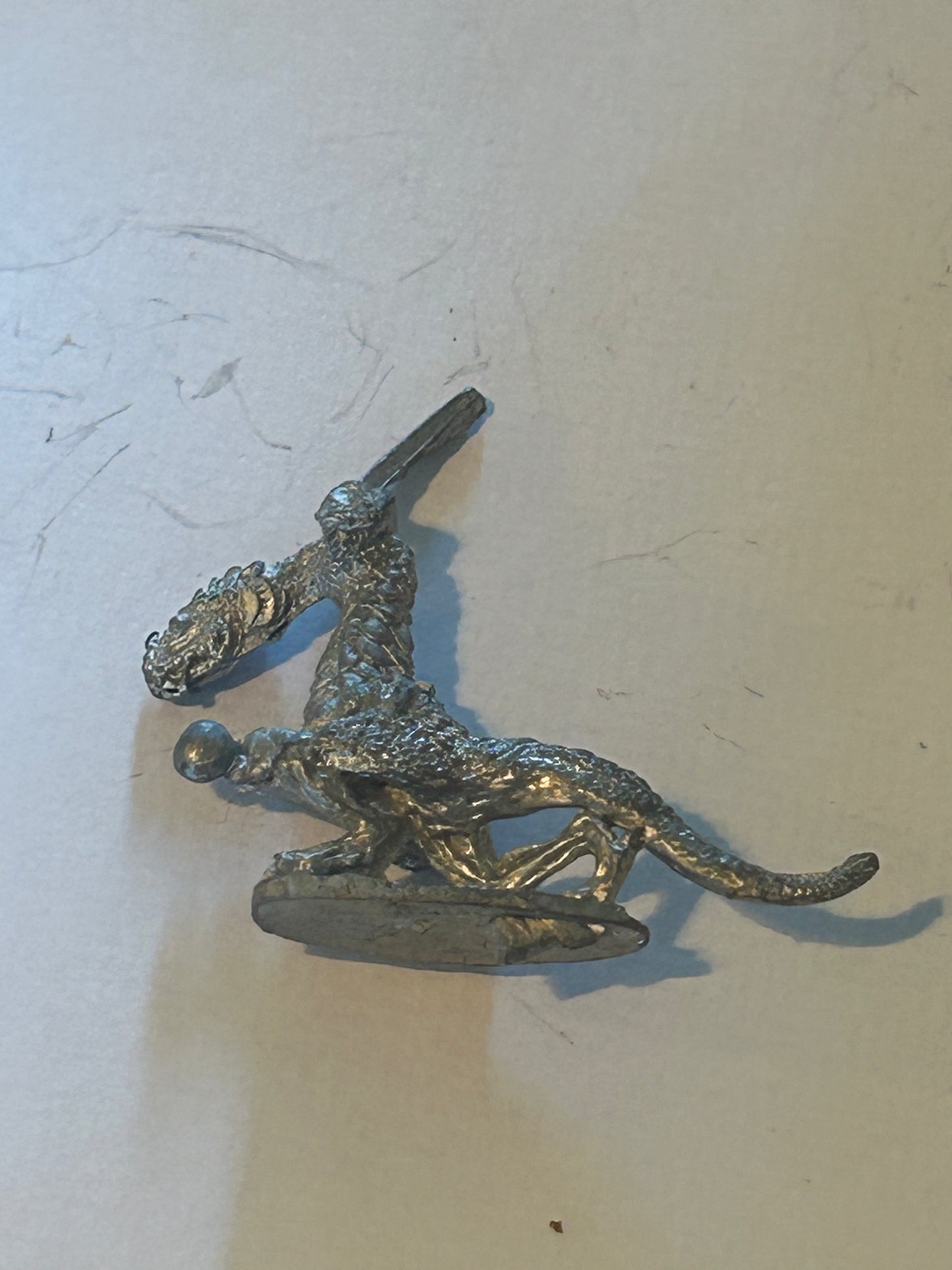 Asgard miniatures Dragon lizard with sword and mace