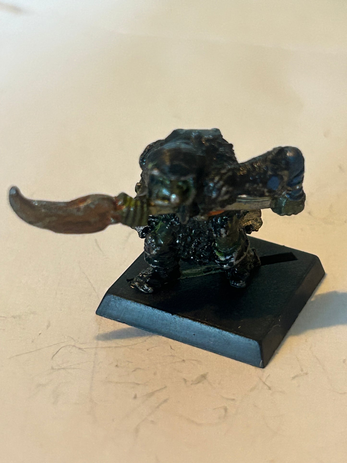 Warhammer fantasy Orc, Eeza Ugezod’s Mother Crushers Trooper