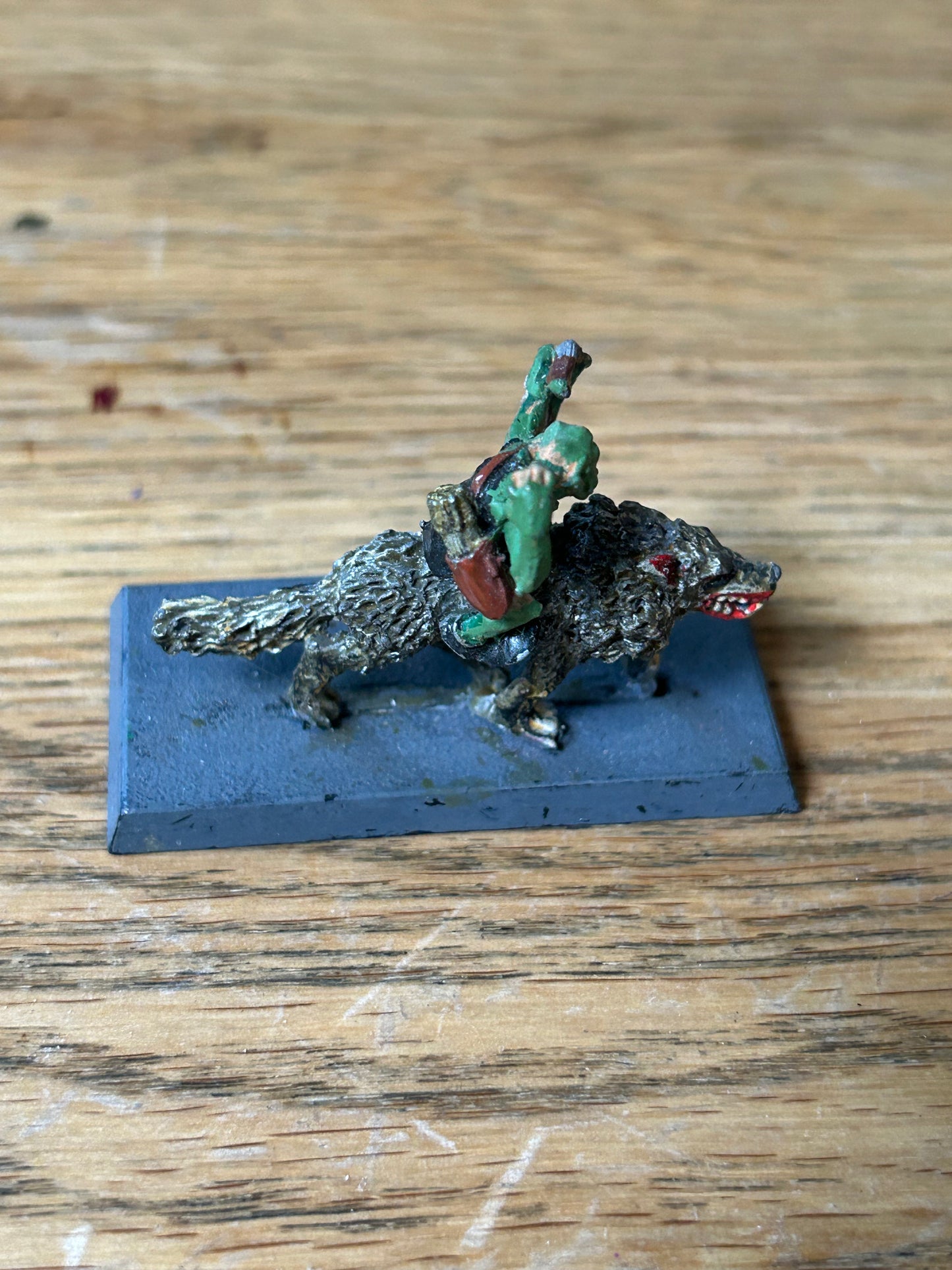 Warhammer fantasy c21 wolf rider unnamed with bow goblins