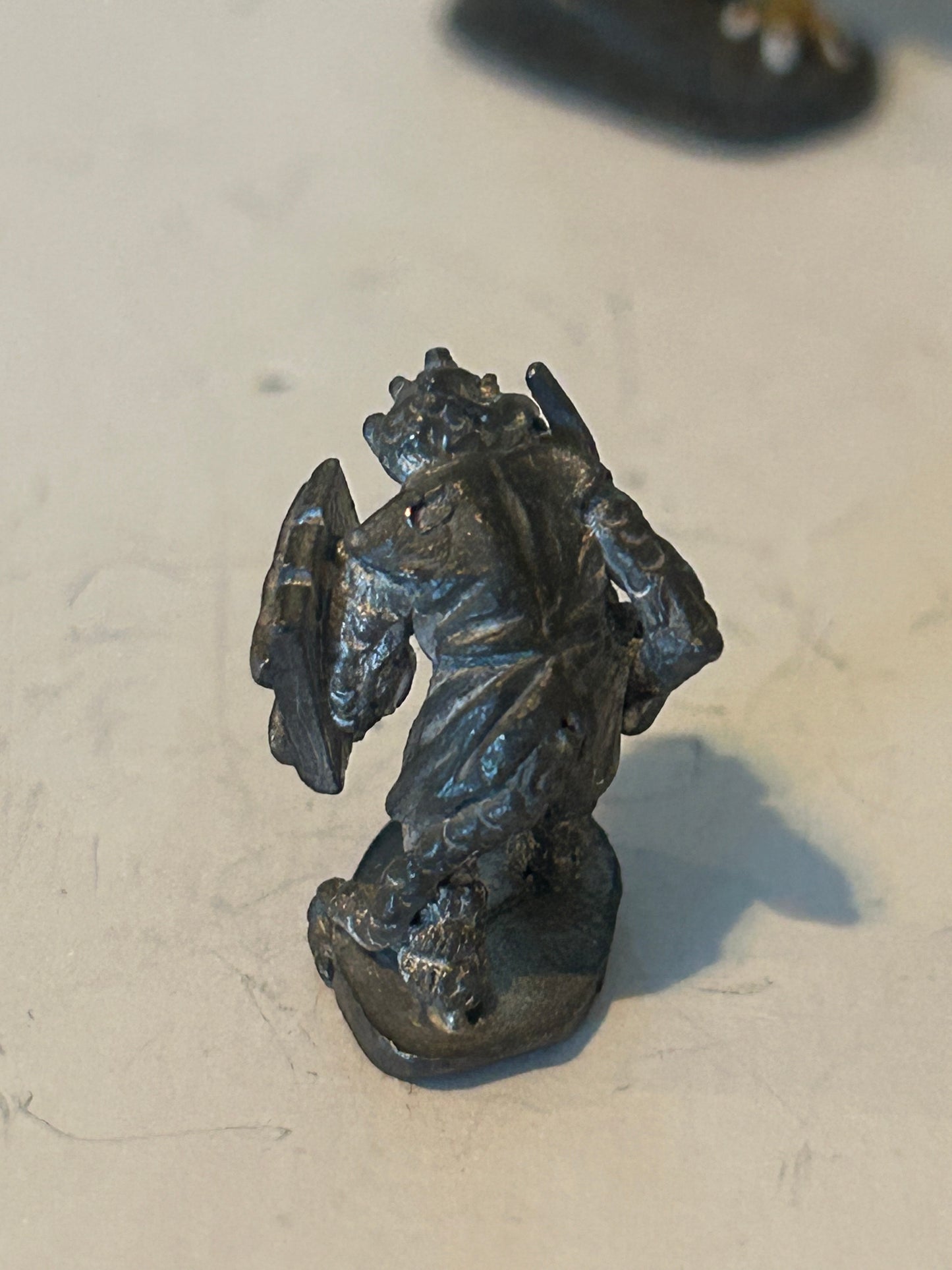 Warhammer fantasy dungeons and dragons citadel N13 kobold with sword and shield Nick Lund