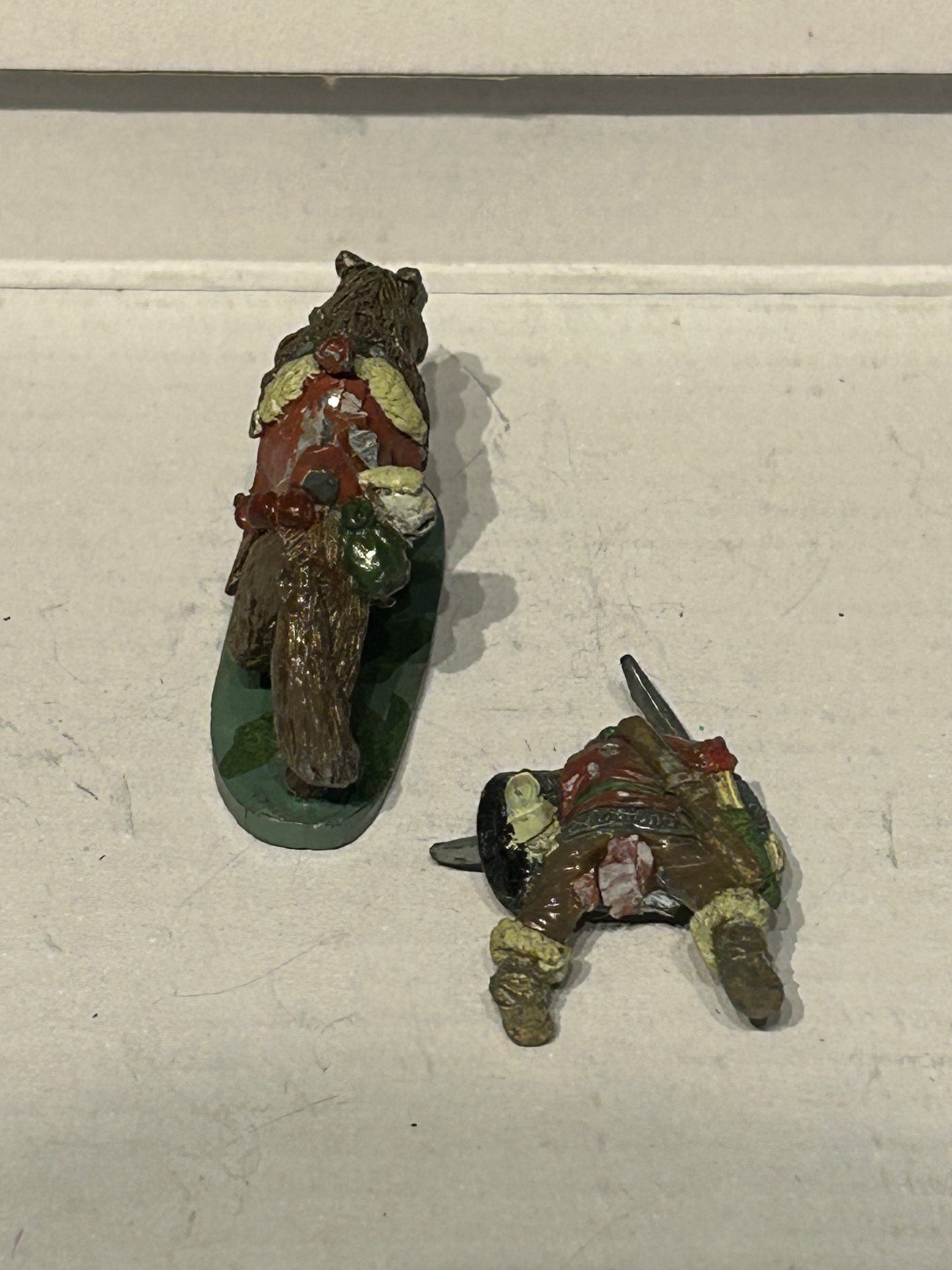 ORC WOLF & RIDER -- M15 CHRONICLE - 1986 - CITADEL WARHAMMER fantasy