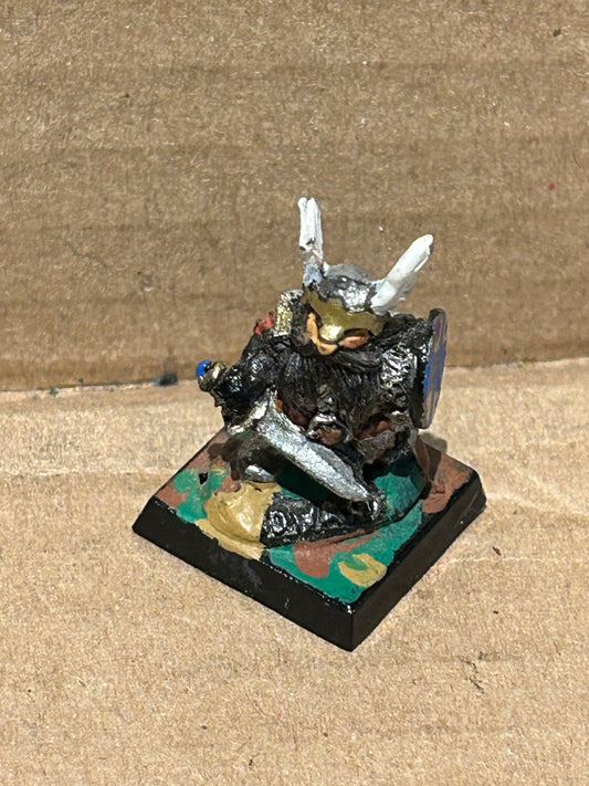 Citadel Warhammer classic 80s pre-slotta C06 Northern Dwarf 
 warhammer fantasy