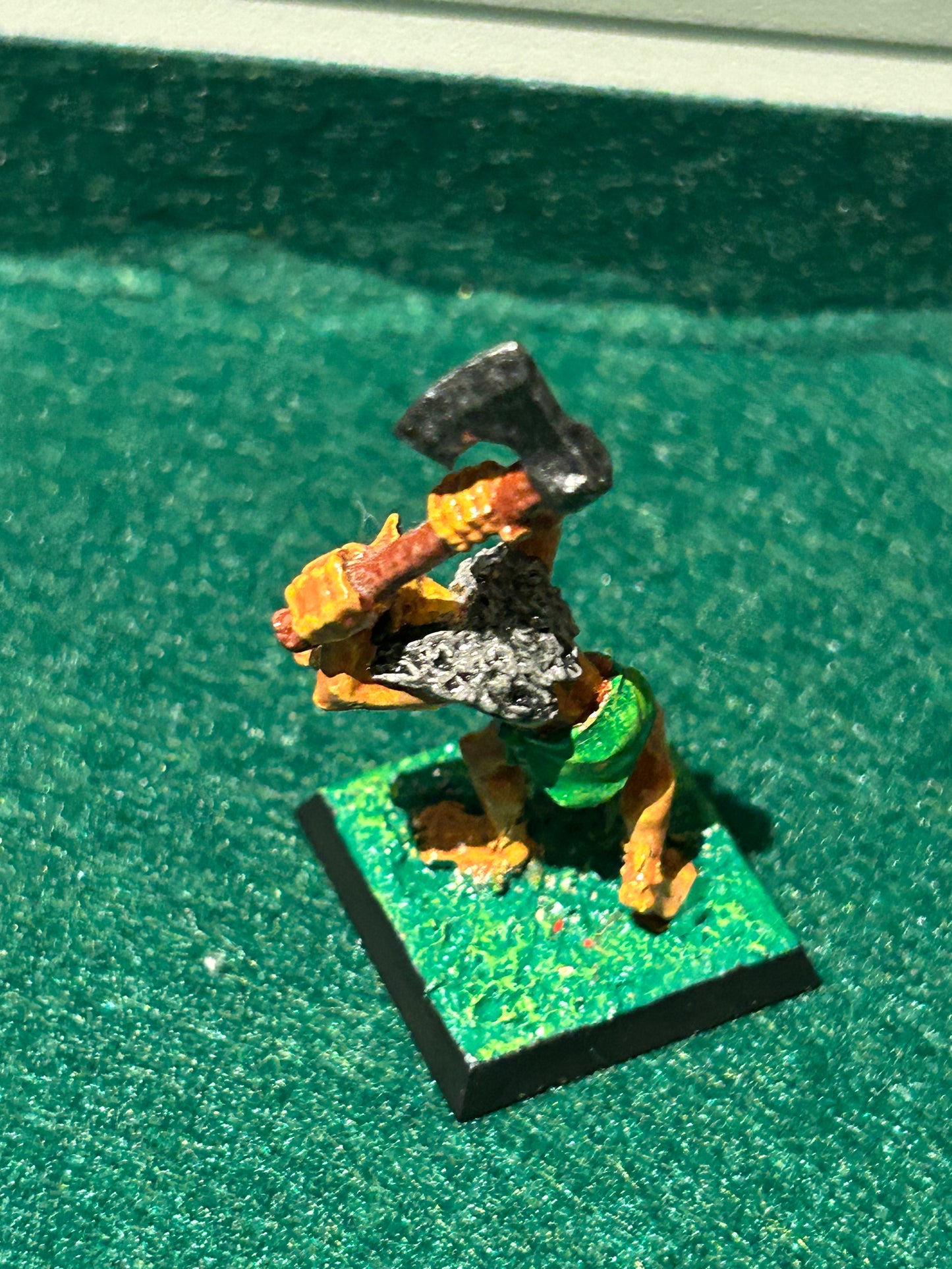 Warhammer Fantasy Battles Old World Orc Warrior kroglod cleaver Metal