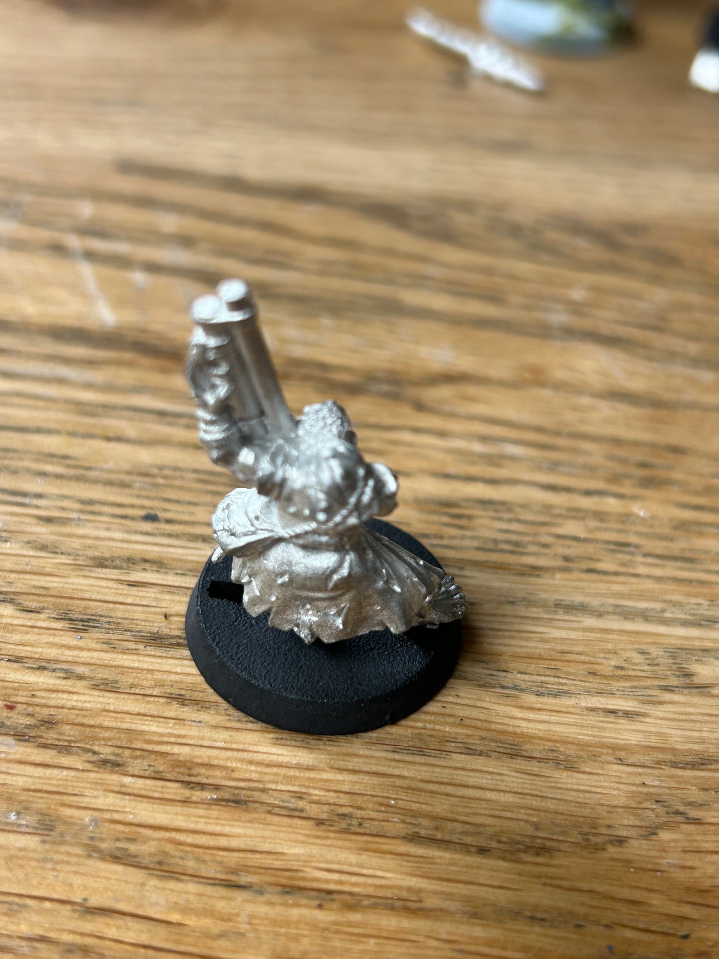 Warhammer 40k Necromunda Scavvy Ganger with shotgun Metal Scavvies