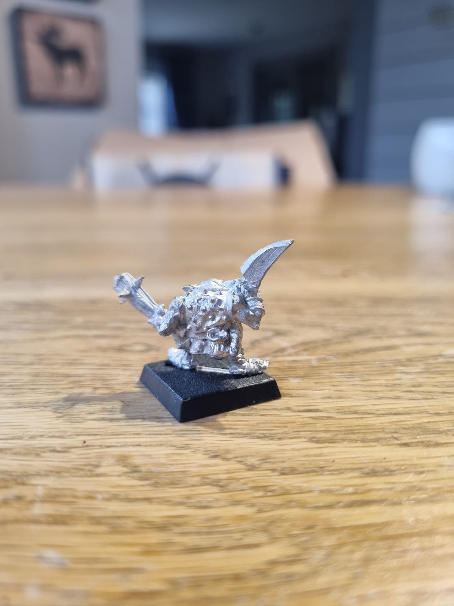 Goblin Leader Gumbag No-Hat Command C12 Orcs & Goblins WFB 80s Metal Citadel