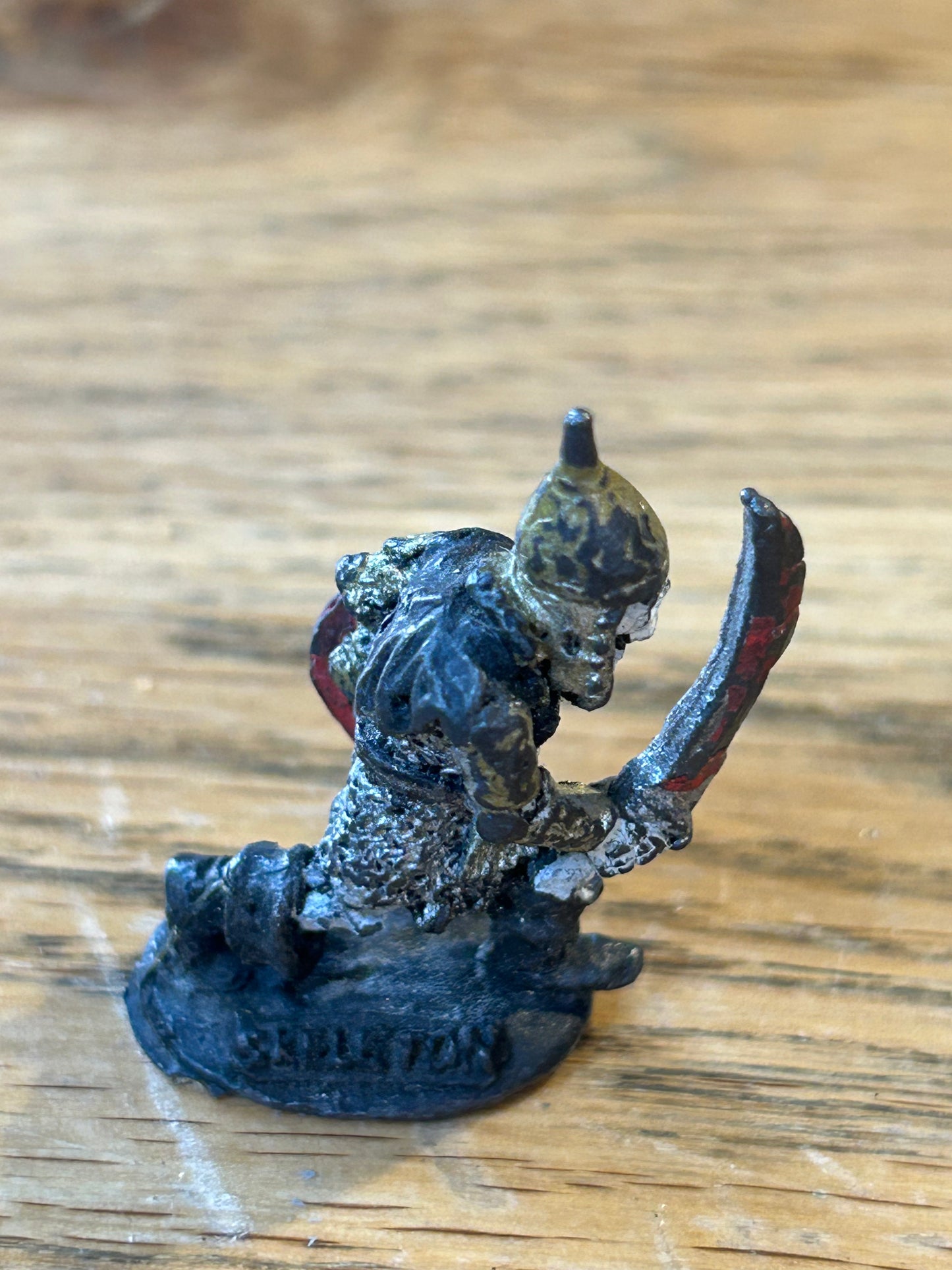 Citadel GW Warhammer fantasy metal 80s C17 Undead Skeleton with sword and shield preslotta