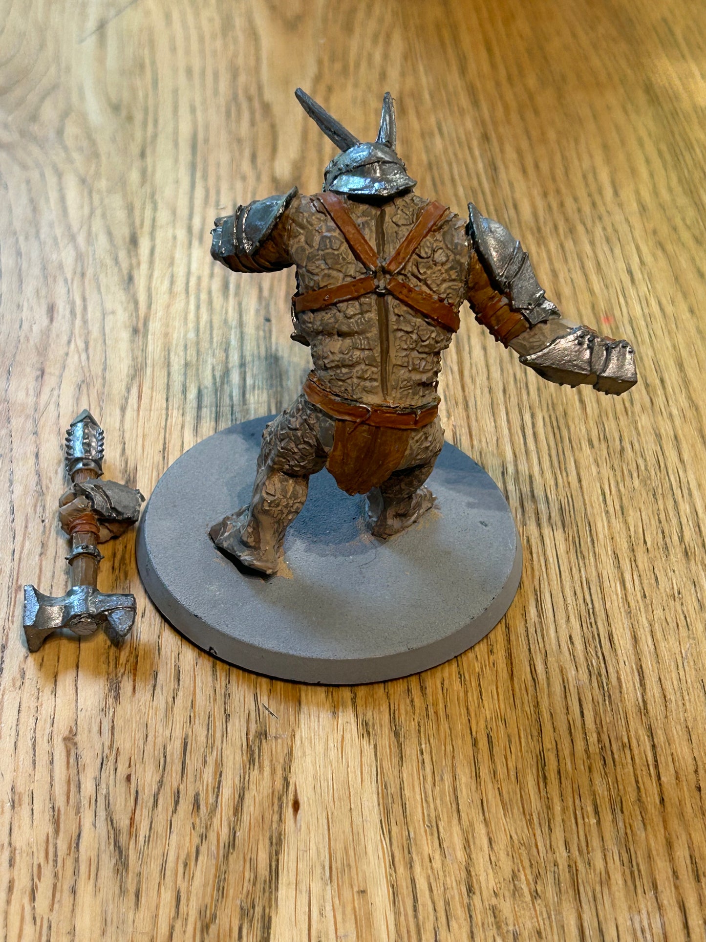 Lord of the Rings Mordor armoured Troll metal
