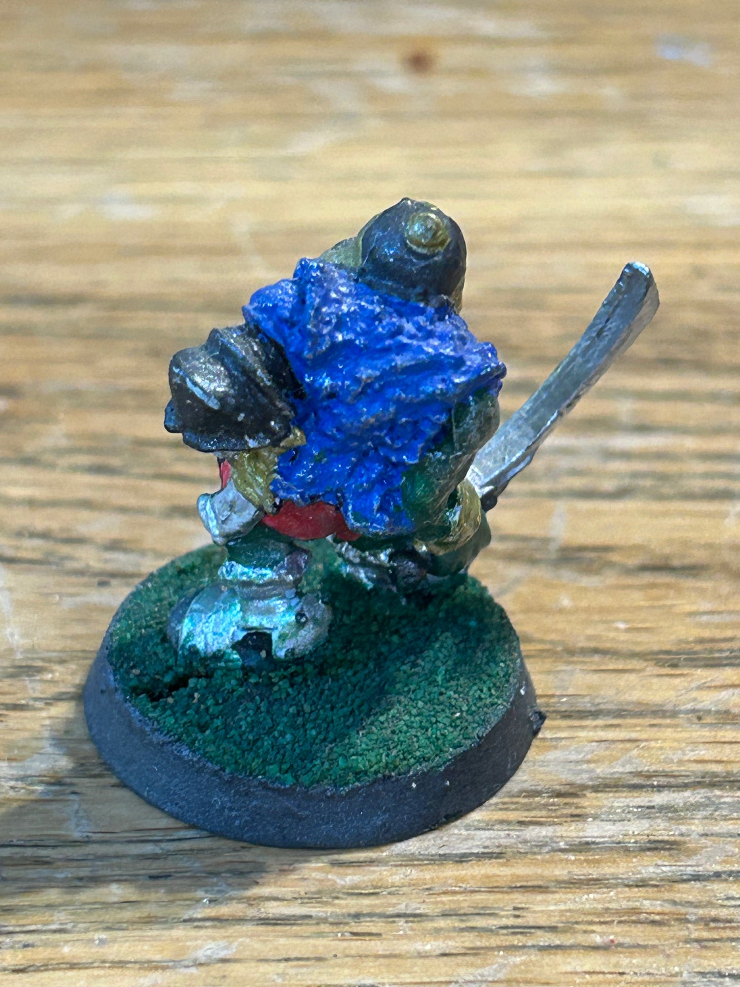 Warhammer fantasy orc leader with sword