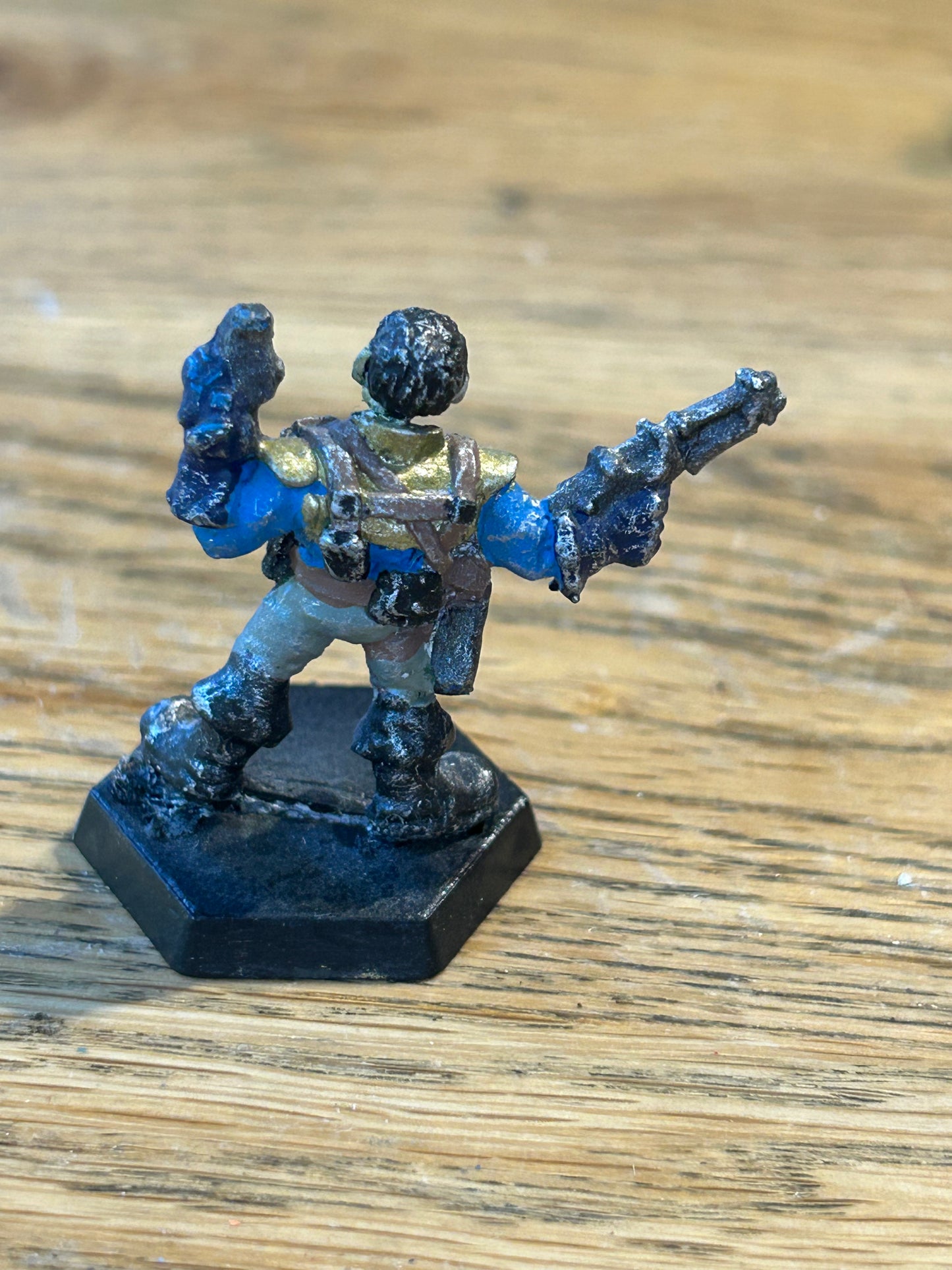 Citadel GW Warhammer metal 40k Talisman Timescape Chainsaw Warrior (missing his chainsaw)