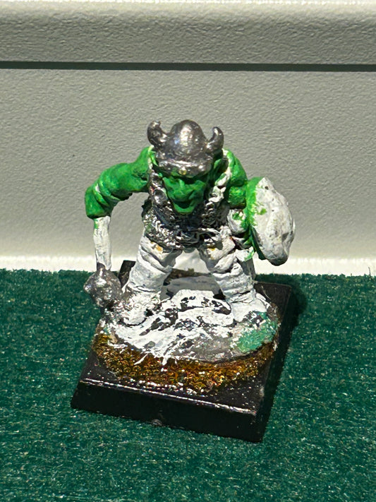 Citadel Miniatures Goblin Raiding Party SS4 Goblin Champion Torg Dwarfsmasher