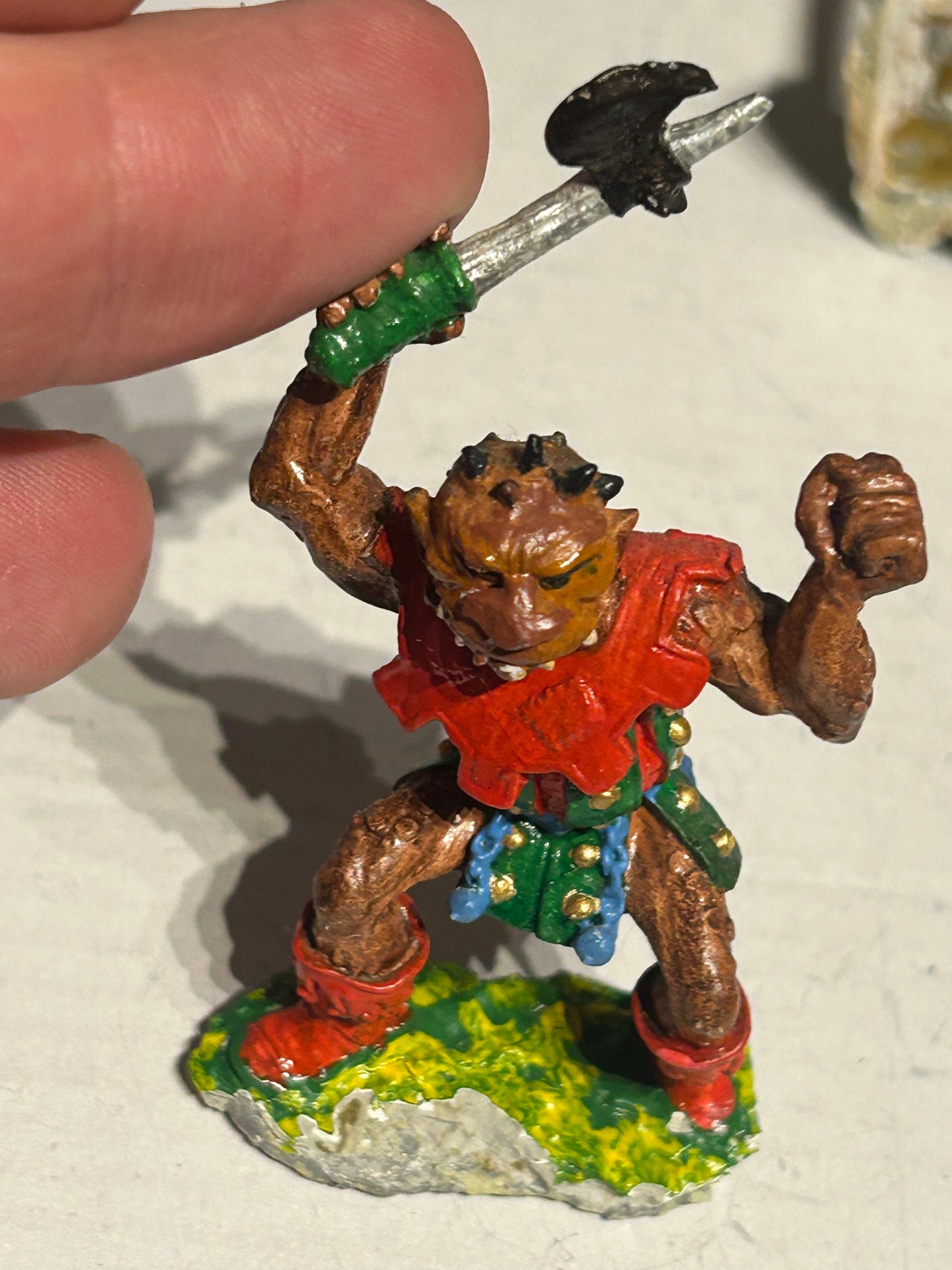 Citadel C28 Giant pose 7 (uncatalogued) with axe (giant’s weapon 5) head 8