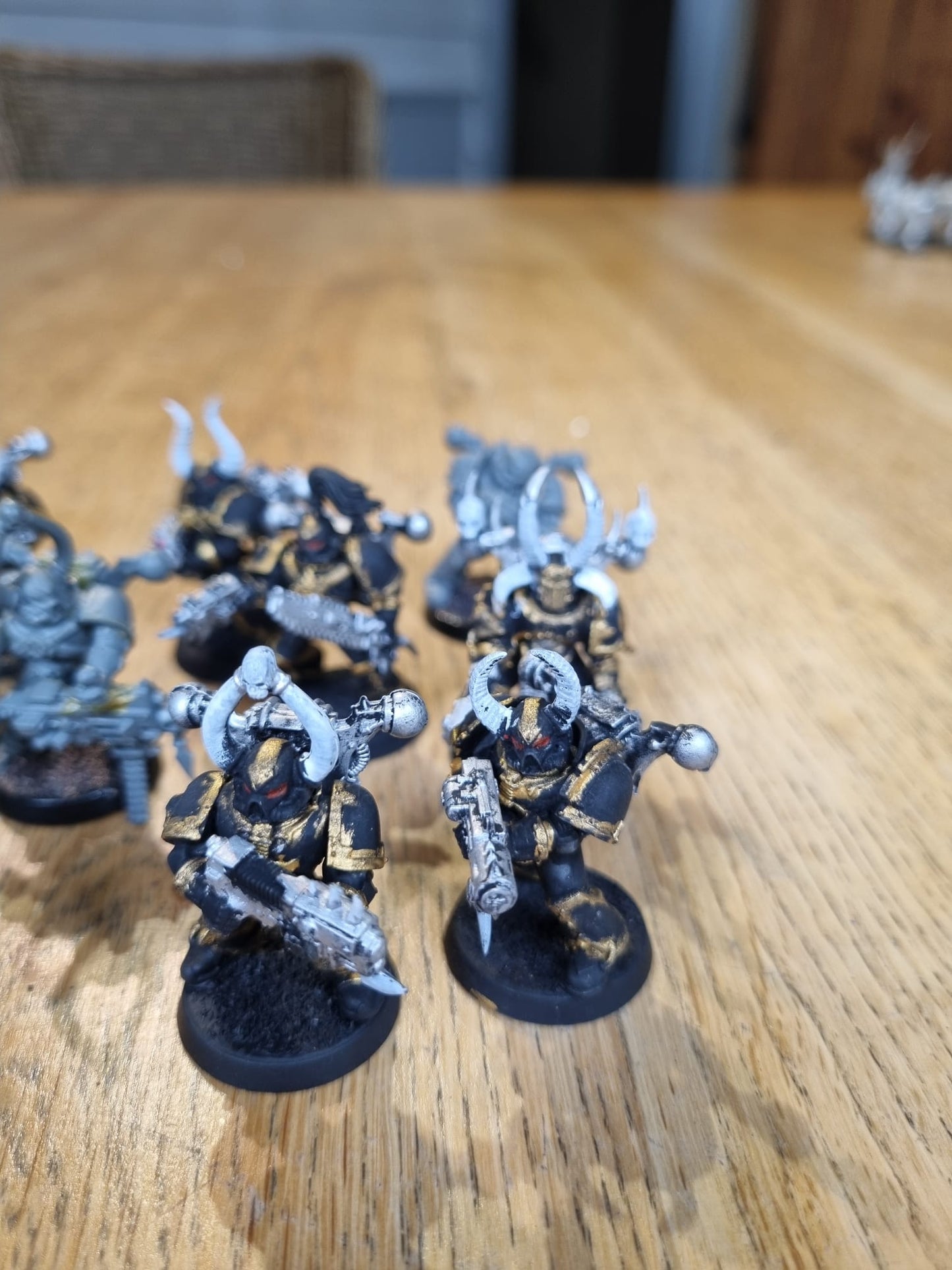Warhammer 40k chaos space marines plastic space marine squad (14 models)