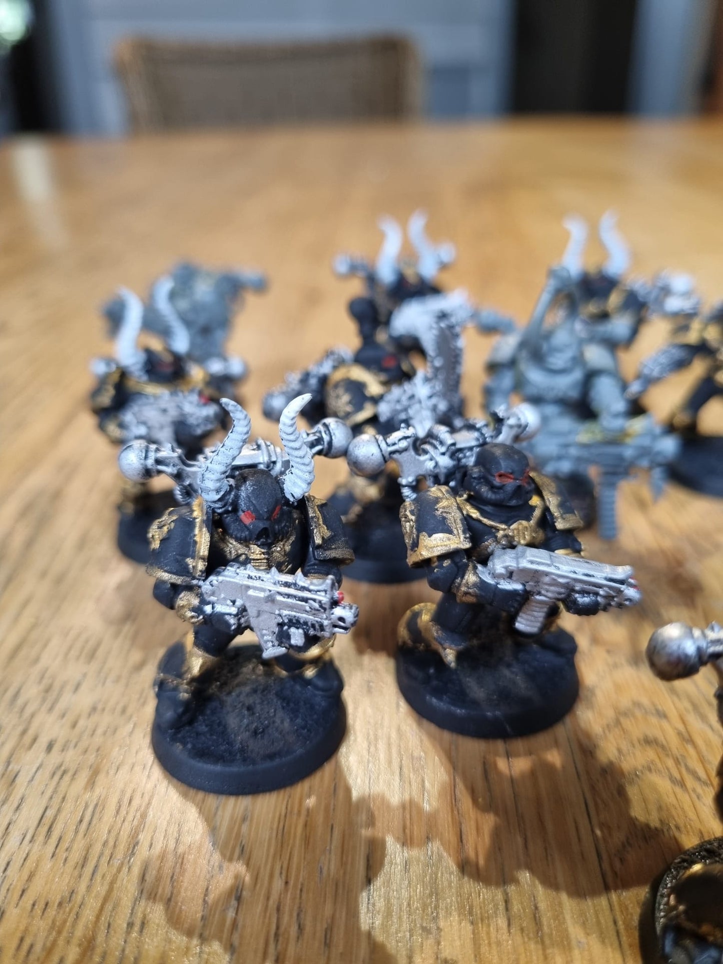Warhammer 40k chaos space marines plastic space marine squad (14 models)