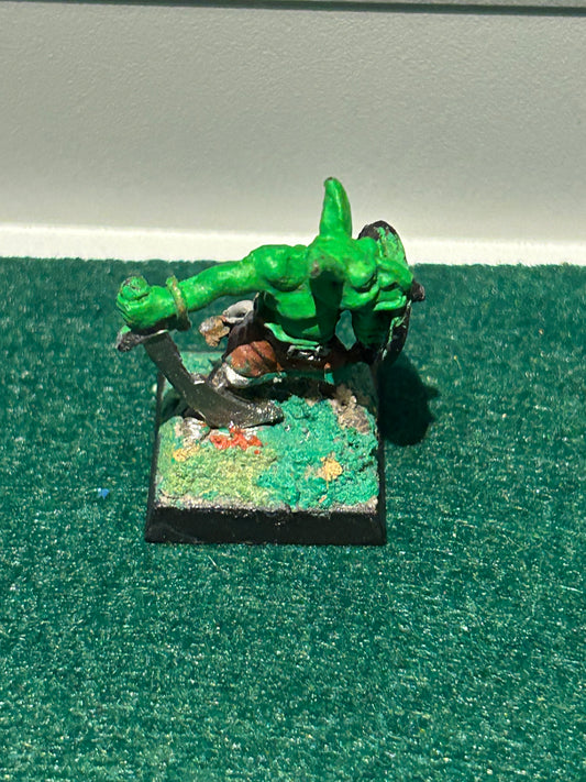 Citadel C12 FTG4 Great Gnoll Goblin with notched sword and shield