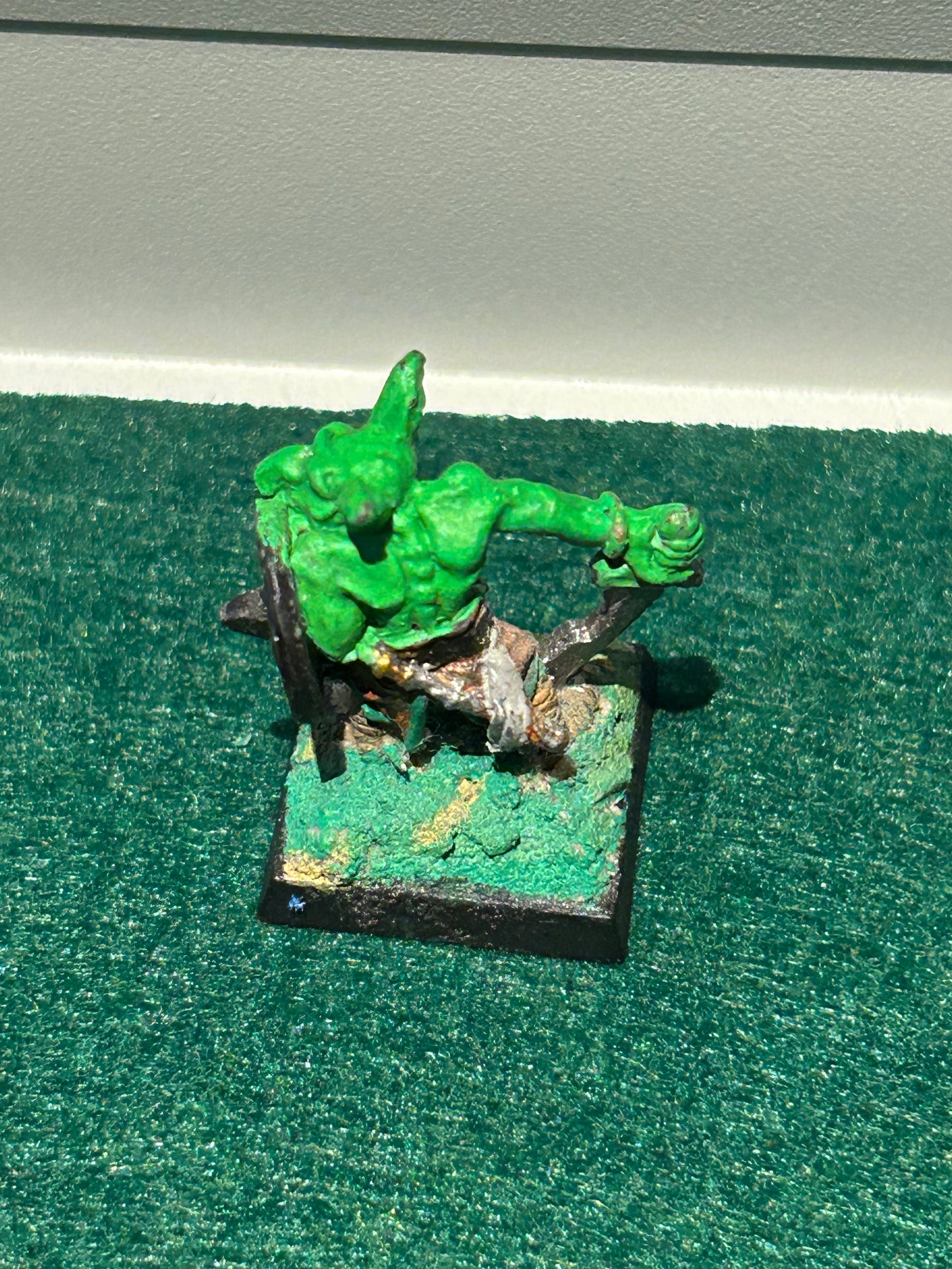 Citadel C12 FTG4 Great Gnoll Goblin with notched sword and shield