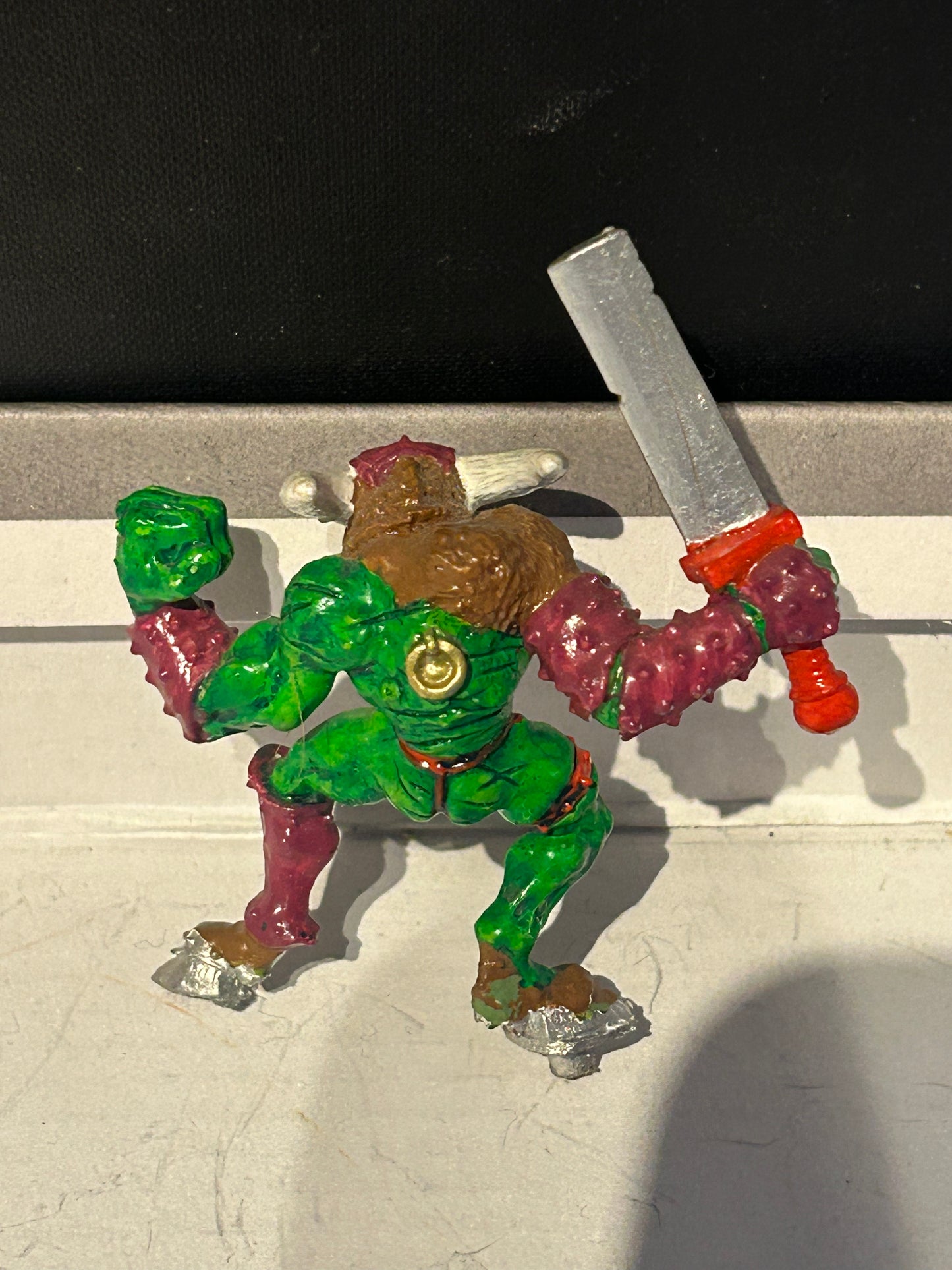 1988 Chaos Minotaur Lord C34 Lord Duherst the Master Butcher 3 Citadel Beasts GW (hooded head version)