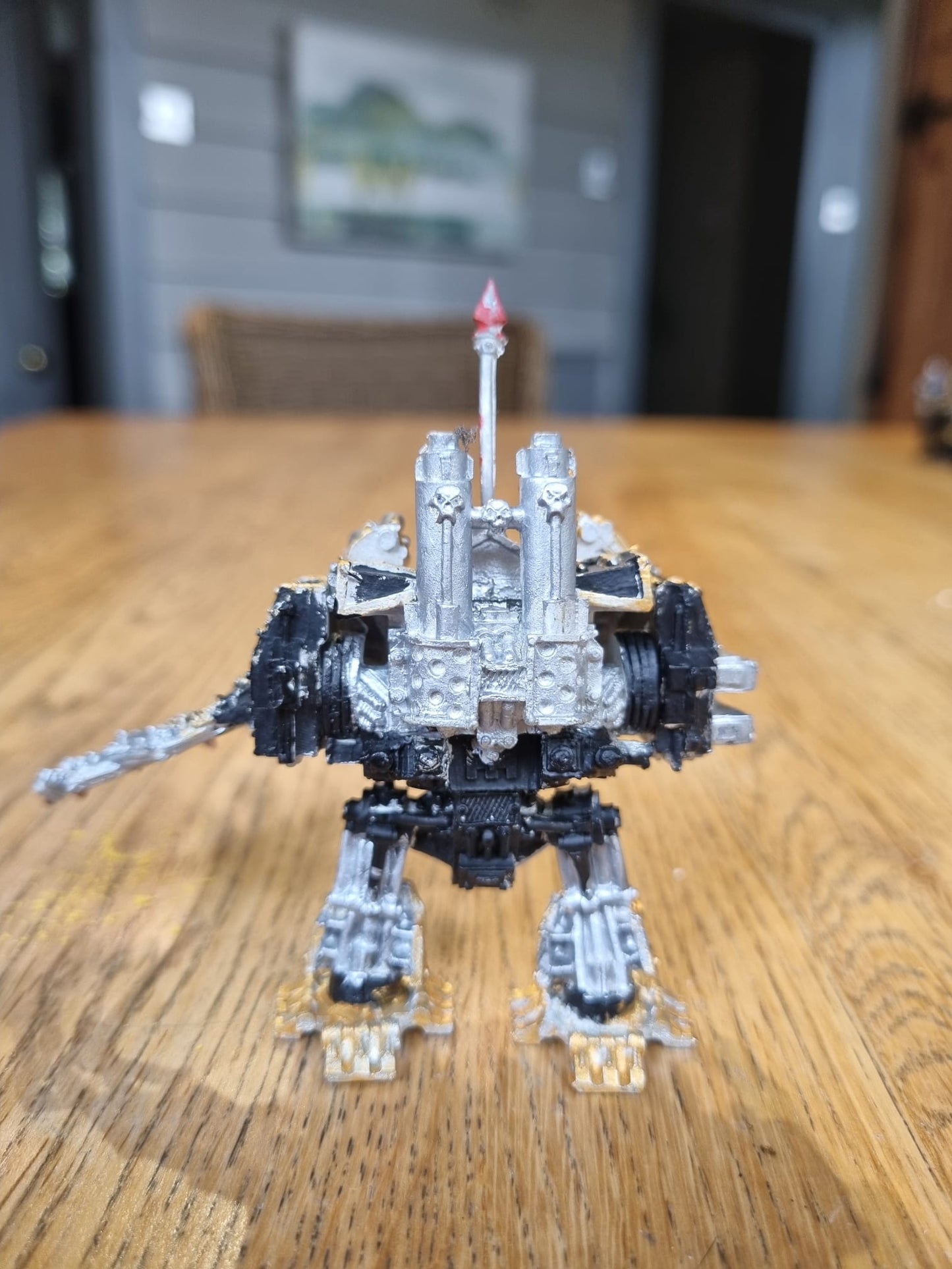Warhammer 40k Chaos Dreadnought Auto Cannon & Power Scourge - Metal OOP
