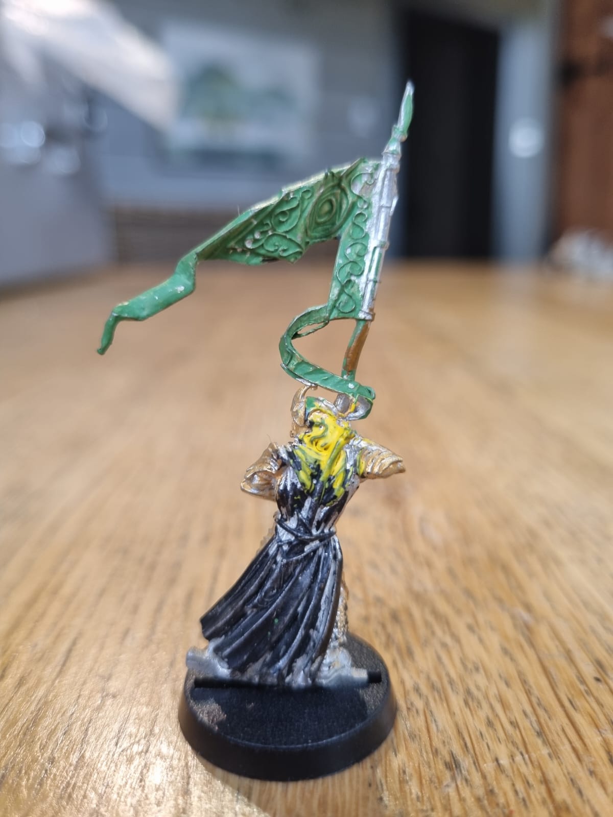 GALADHRIM ELF COMMANDERS STANDARD BEARER METAL LOTR MIDDLE EARTH