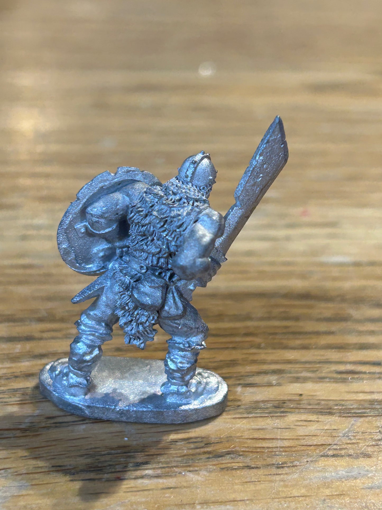 Grenadier models fantasy warriors half orc with sword and shield