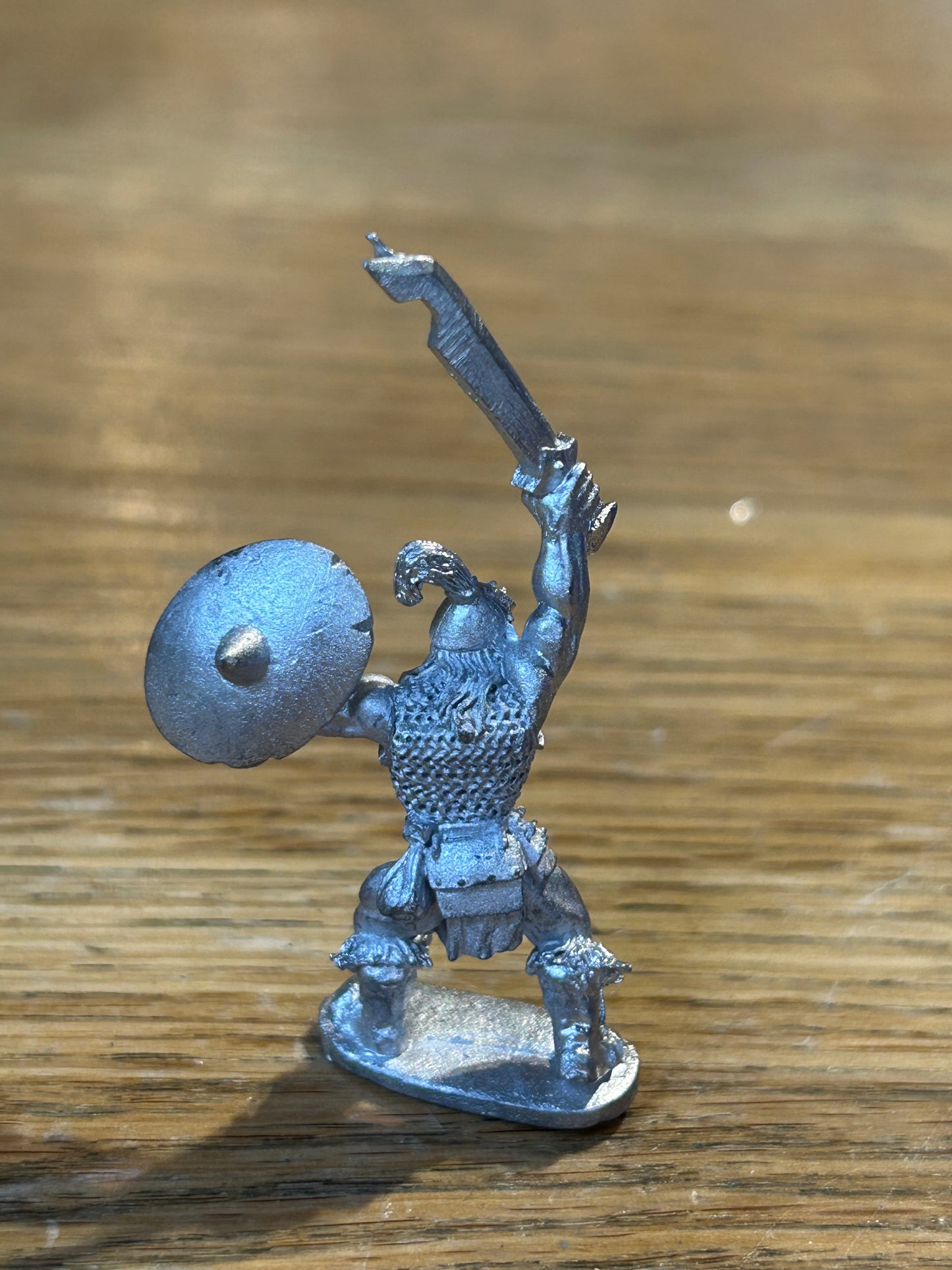 Grenadier models fantasy warriors half orc Leader with sword and shield