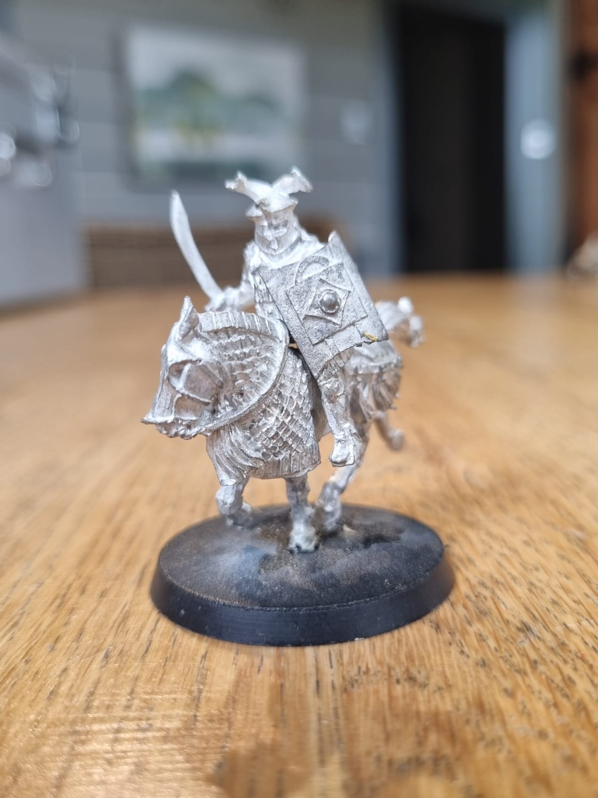WARHAMMER LOTR - EASTERLING KATAPHRAKT KNIGHT MOUNTED (METAL)