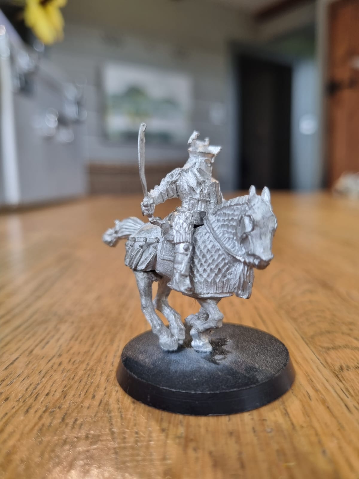 WARHAMMER LOTR - EASTERLING KATAPHRAKT KNIGHT MOUNTED (METAL)