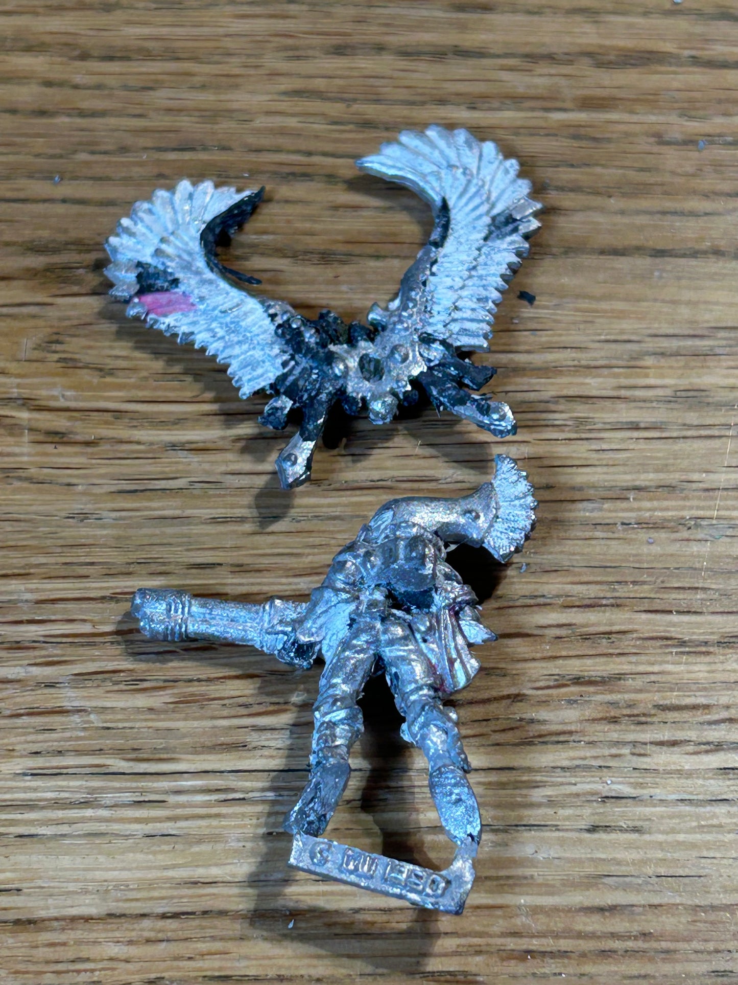 Warhammer 40k Eldar Swooping Hawk Exarch - Metal (has been stripped)