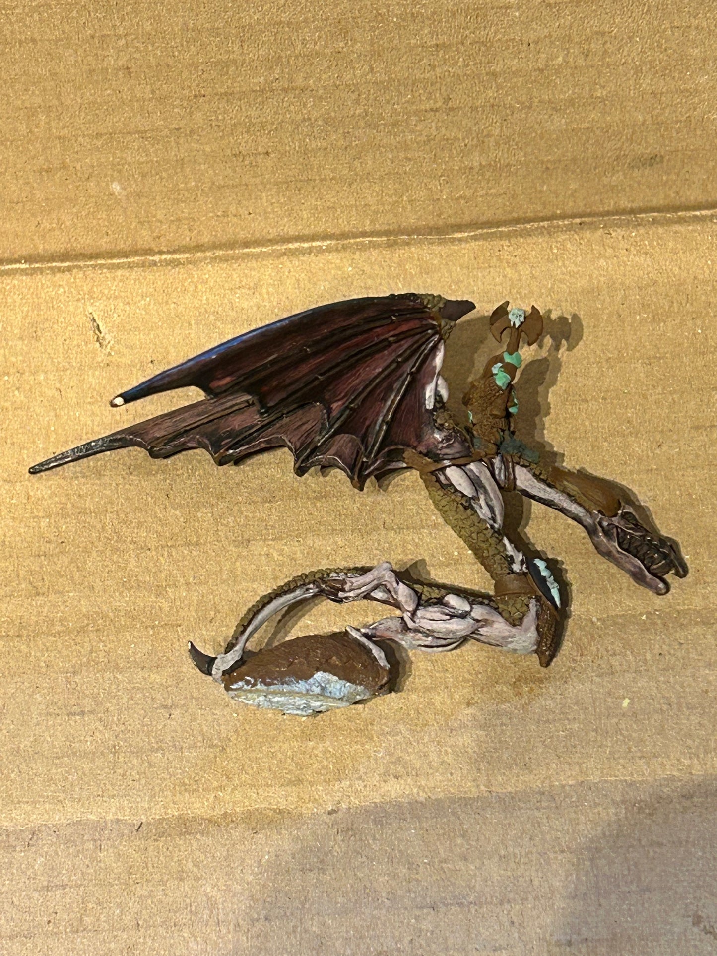 Orc Lord on Wyvern - 10mm - Warmaster - UNPAINTED