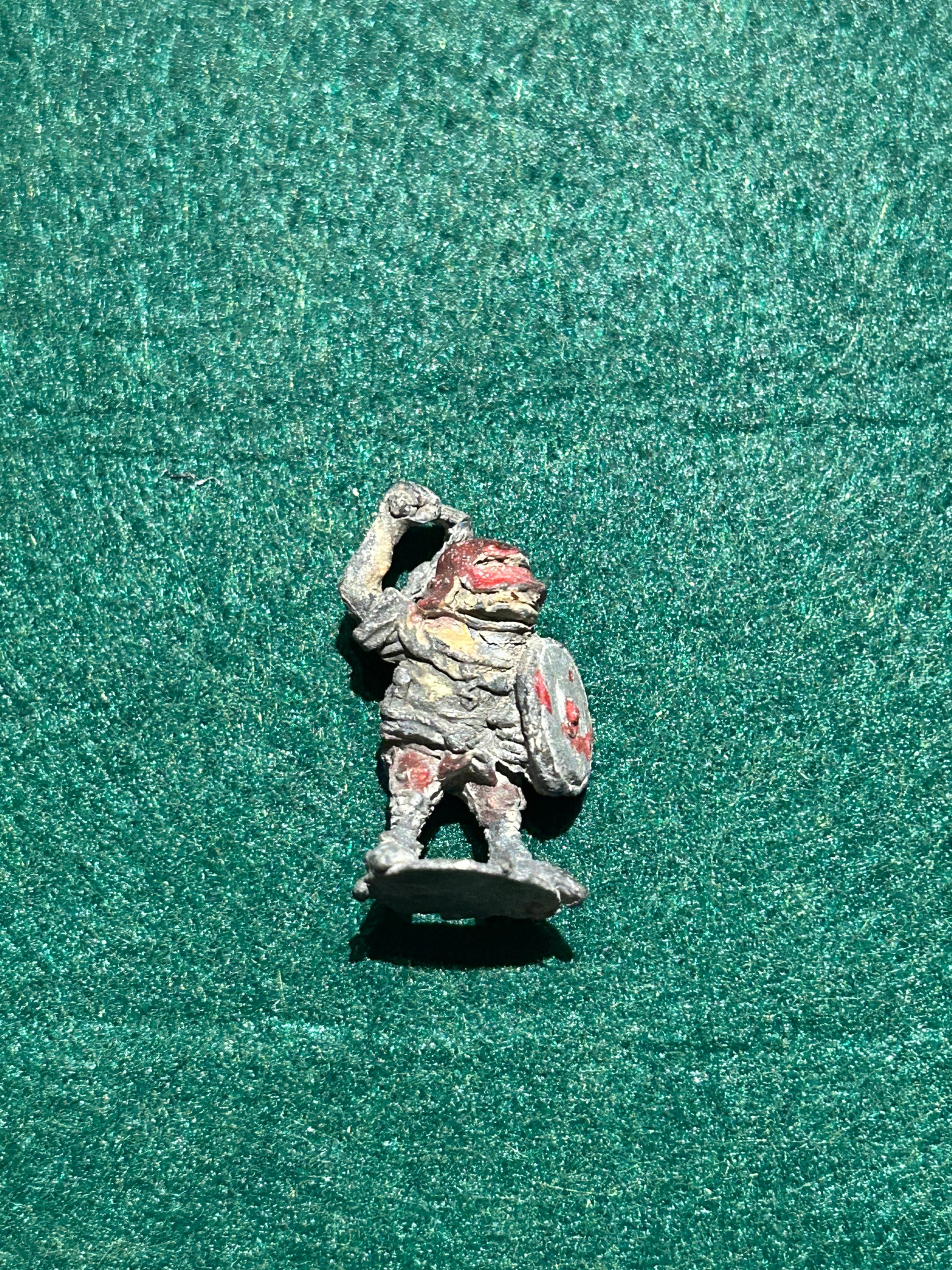 Citadel C12 FTG4 Great Gnoll Goblin attacking (very rusty and worn)