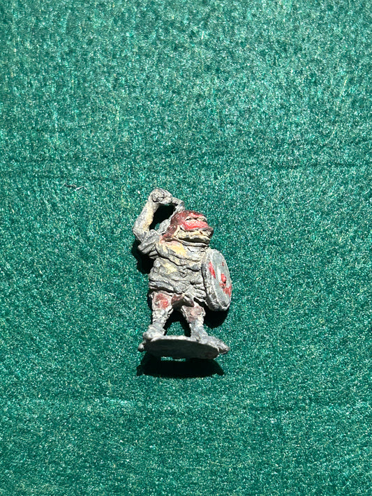 Citadel C12 FTG4 Great Gnoll Goblin attacking (very rusty and worn)