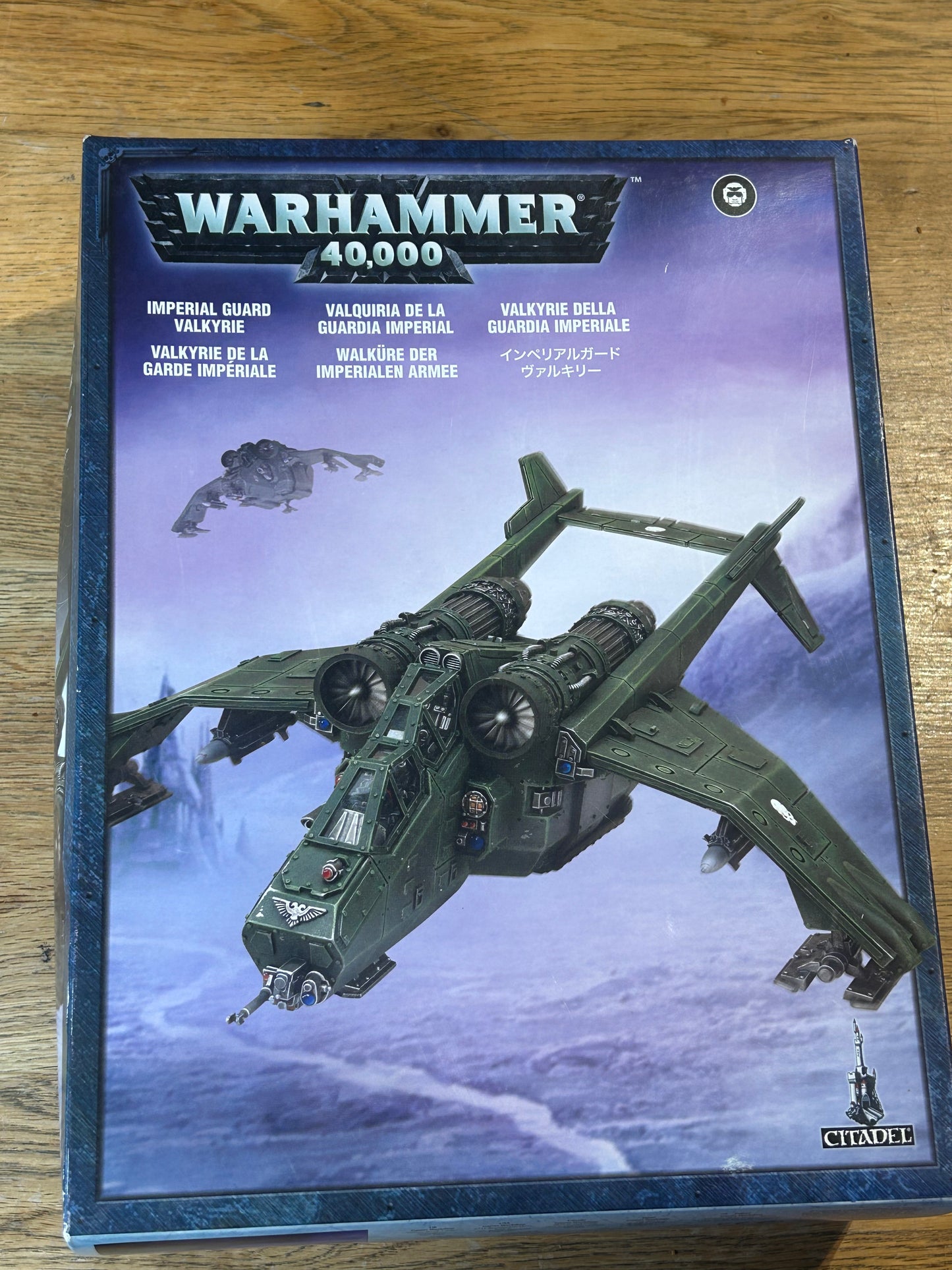Imperial guard Valkyrie warhammer 40k in box