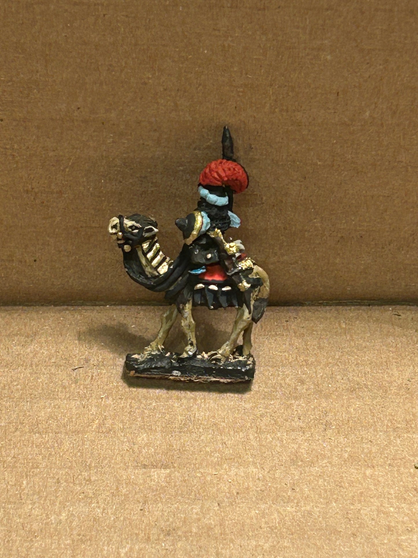 Araby Vizier camel Rider - 10mm - Warmaster - PAINTED