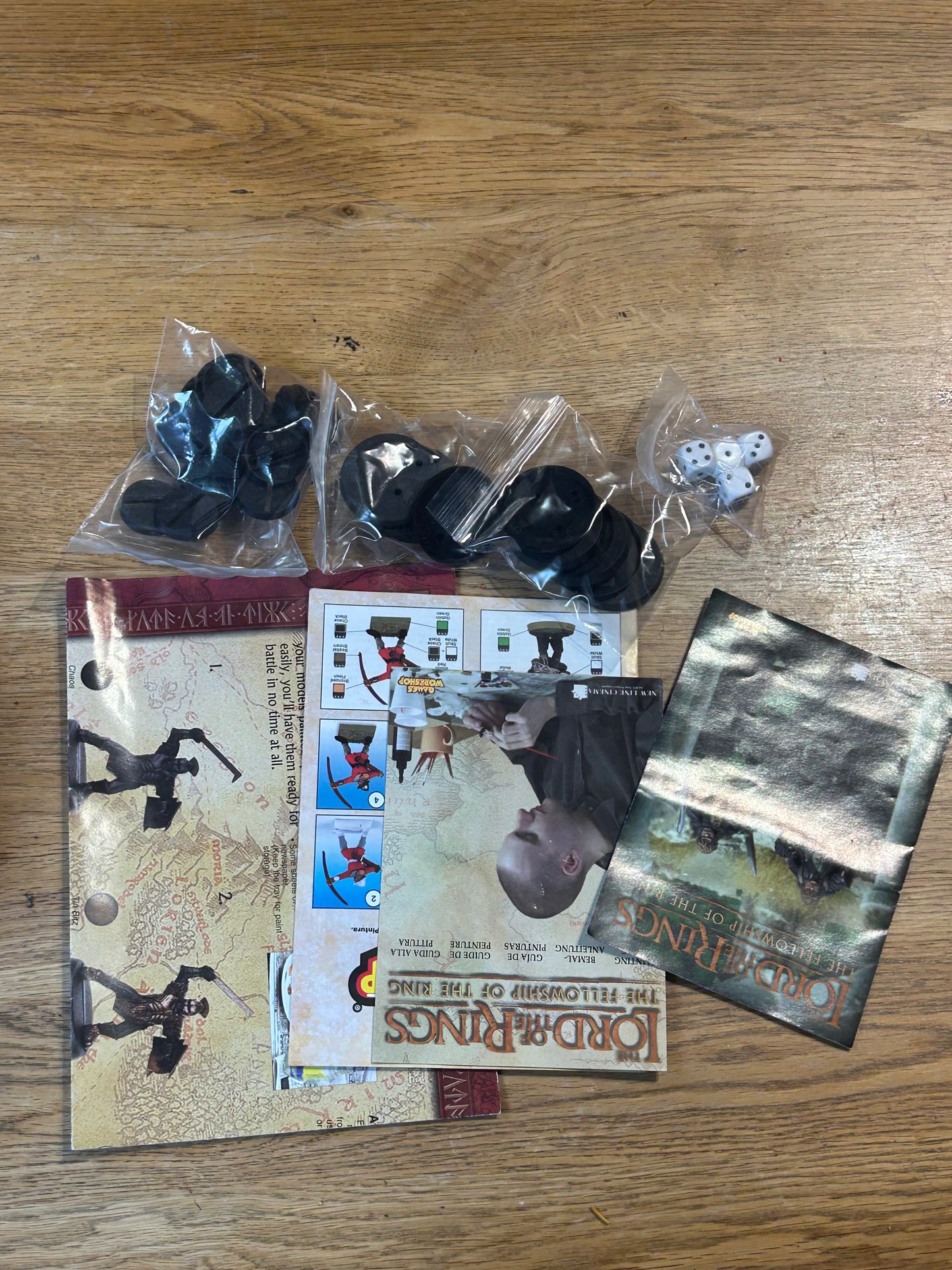 Games Workshop LotR Two Towers Boxed Set 2002 Strategy Battle Game (complete except for the missing rule book)