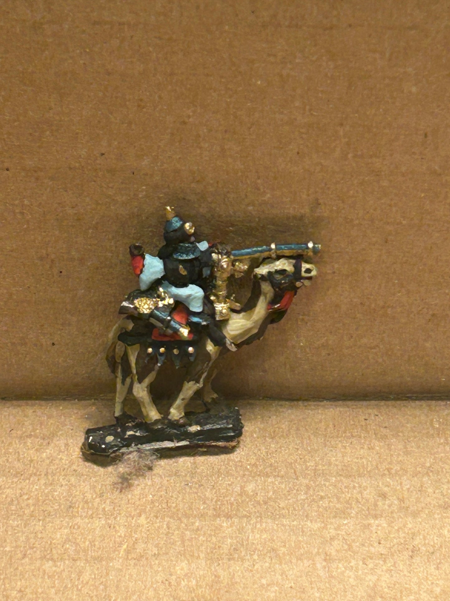 Araby jezzail camel Rider - 10mm - Warmaster - PAINTED