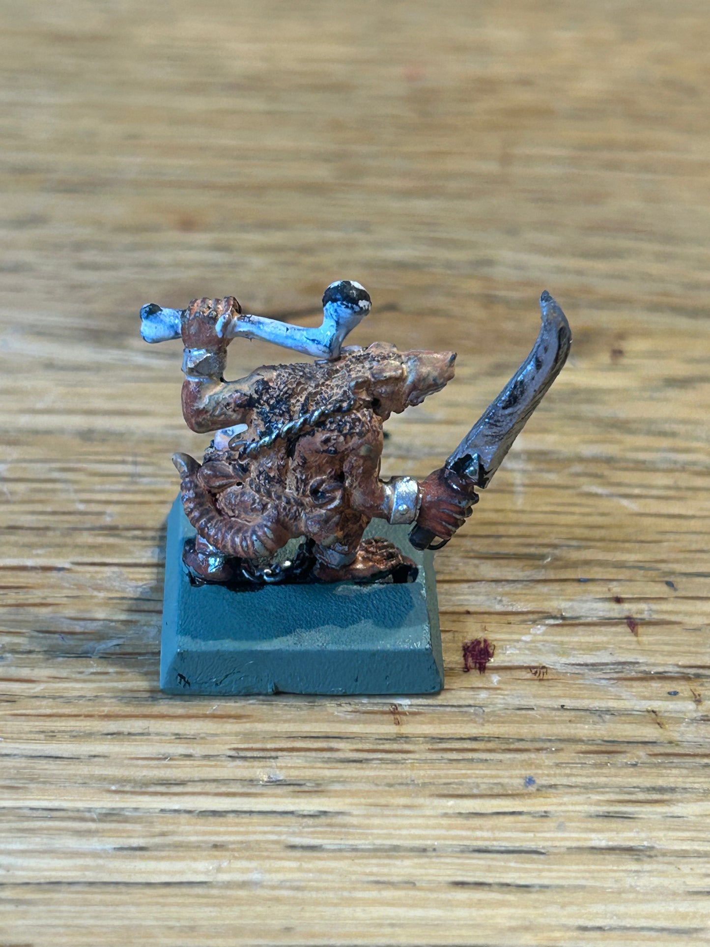 Warhammer Fantasy Skaven Slave Drummer Musician WFB Games Workshop Metal
