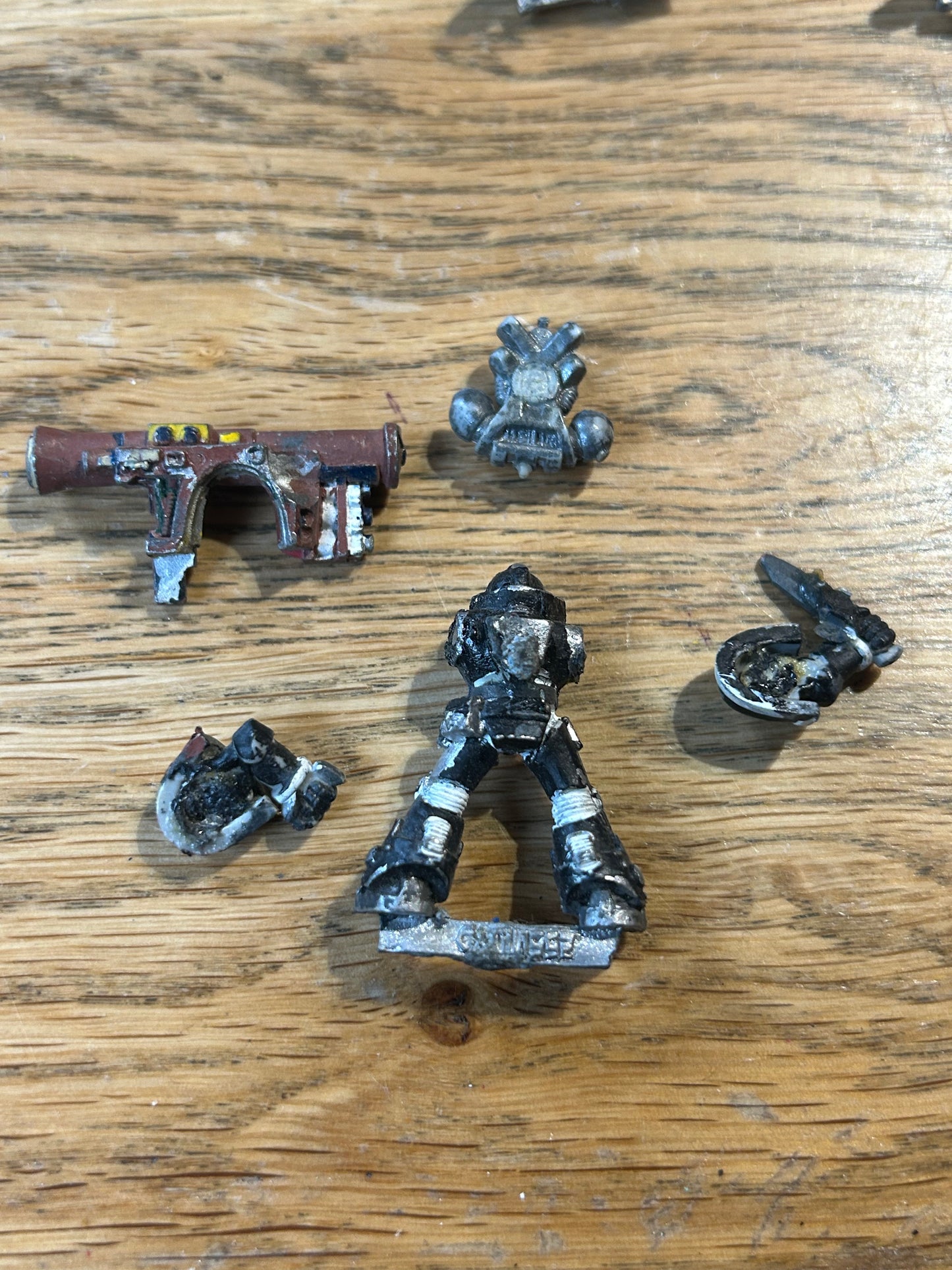 Space Marine Body Mk7 Armour Marines Metal 40k 2nd Ed 90s Citadel missile launcher