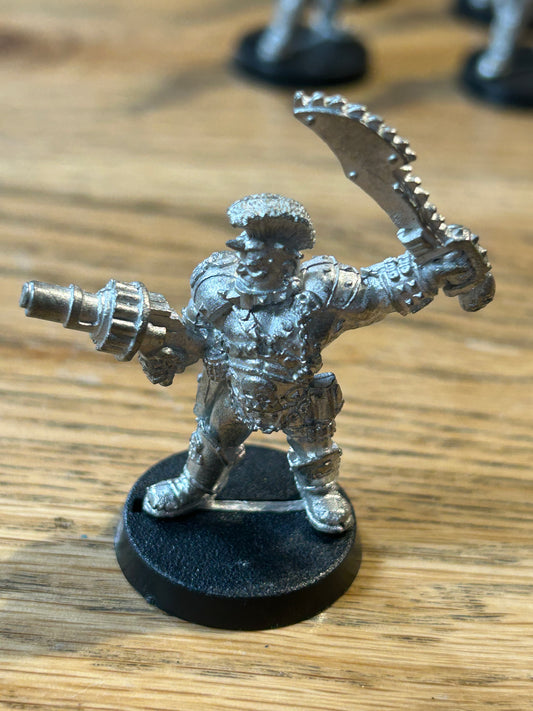 Necromunda House Goliath Leader w/ Grenade Launcher Gang 90s Metal Citadel