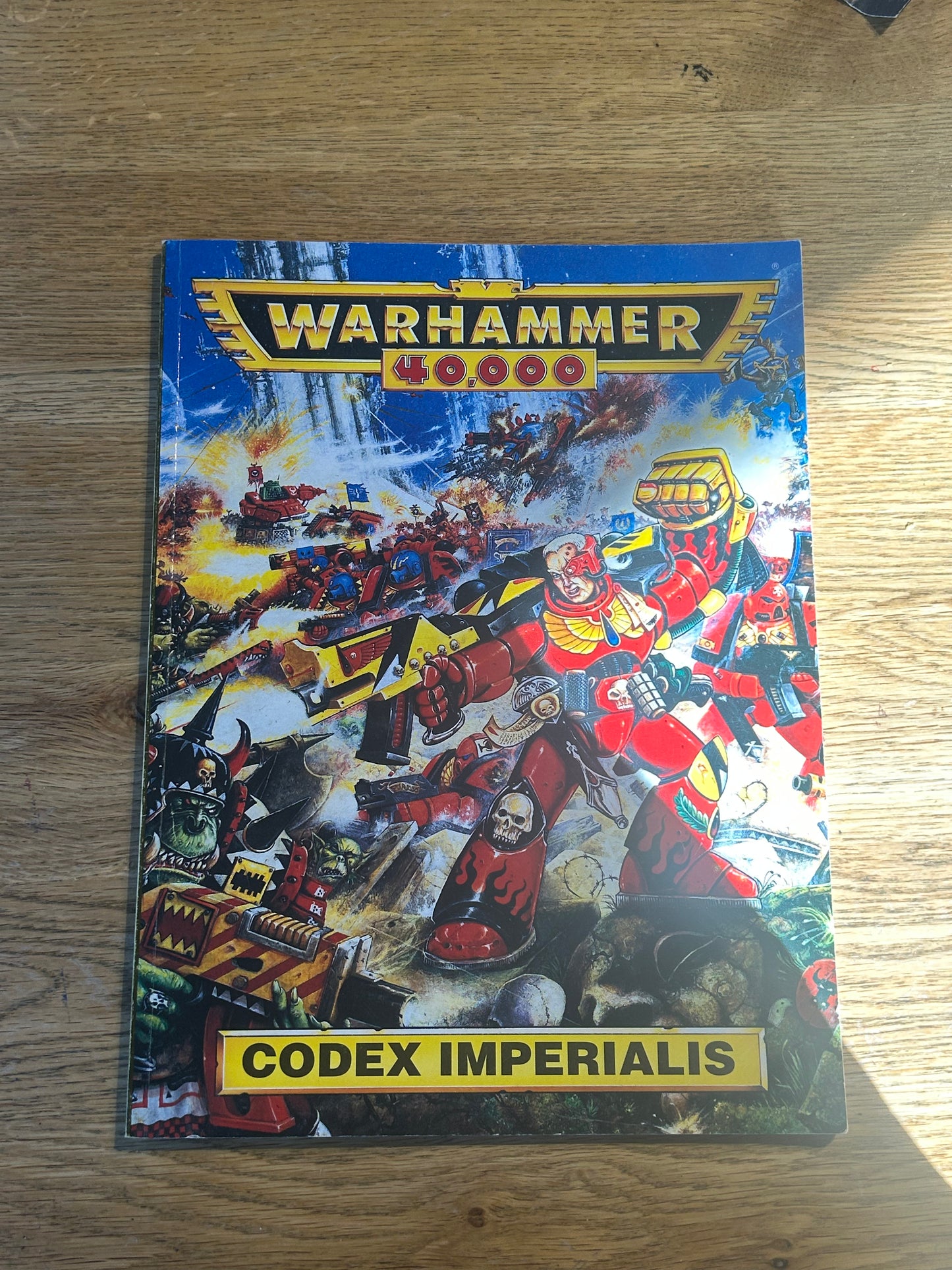 Warhammer 40k second edition box set 99% complete (missing one ruined building and 1 goff arm)