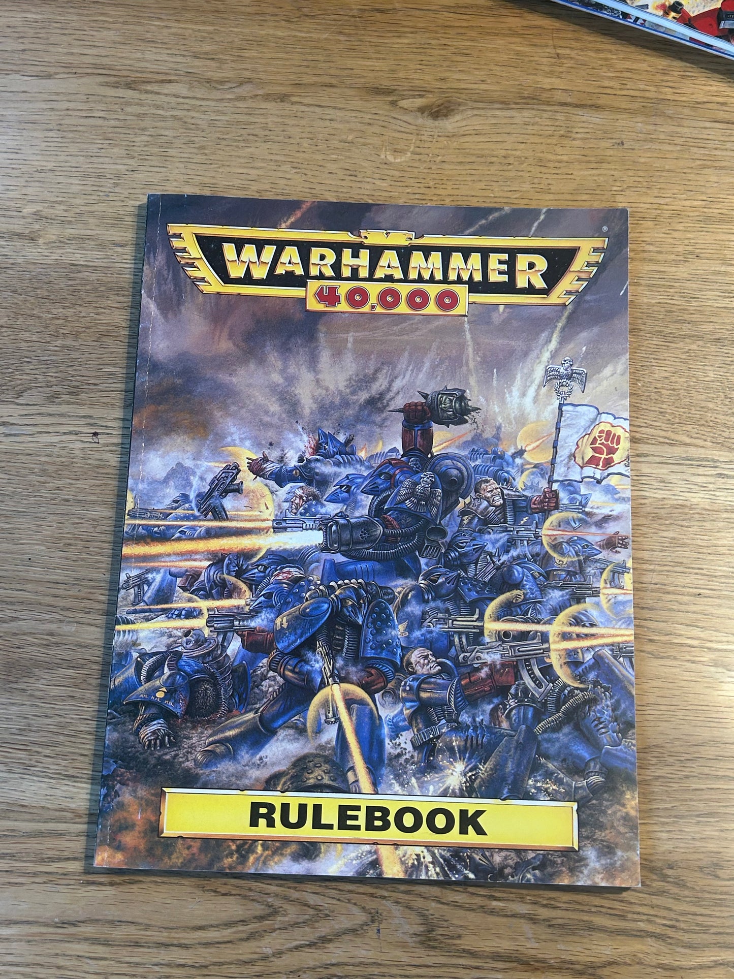 Warhammer 40k second edition box set 99% complete (missing one ruined building and 1 goff arm)