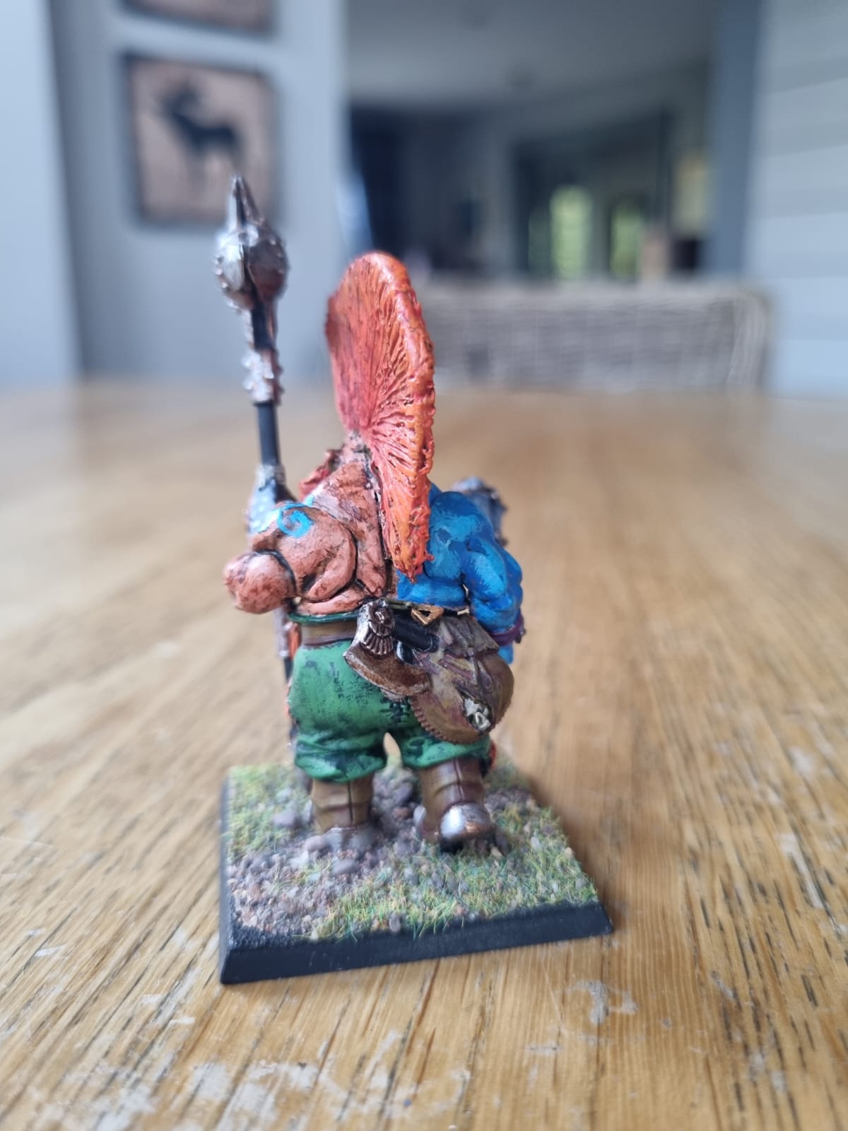 Warhammer fantasy ogre kingdoms ogre bull converted into an ogre slayer